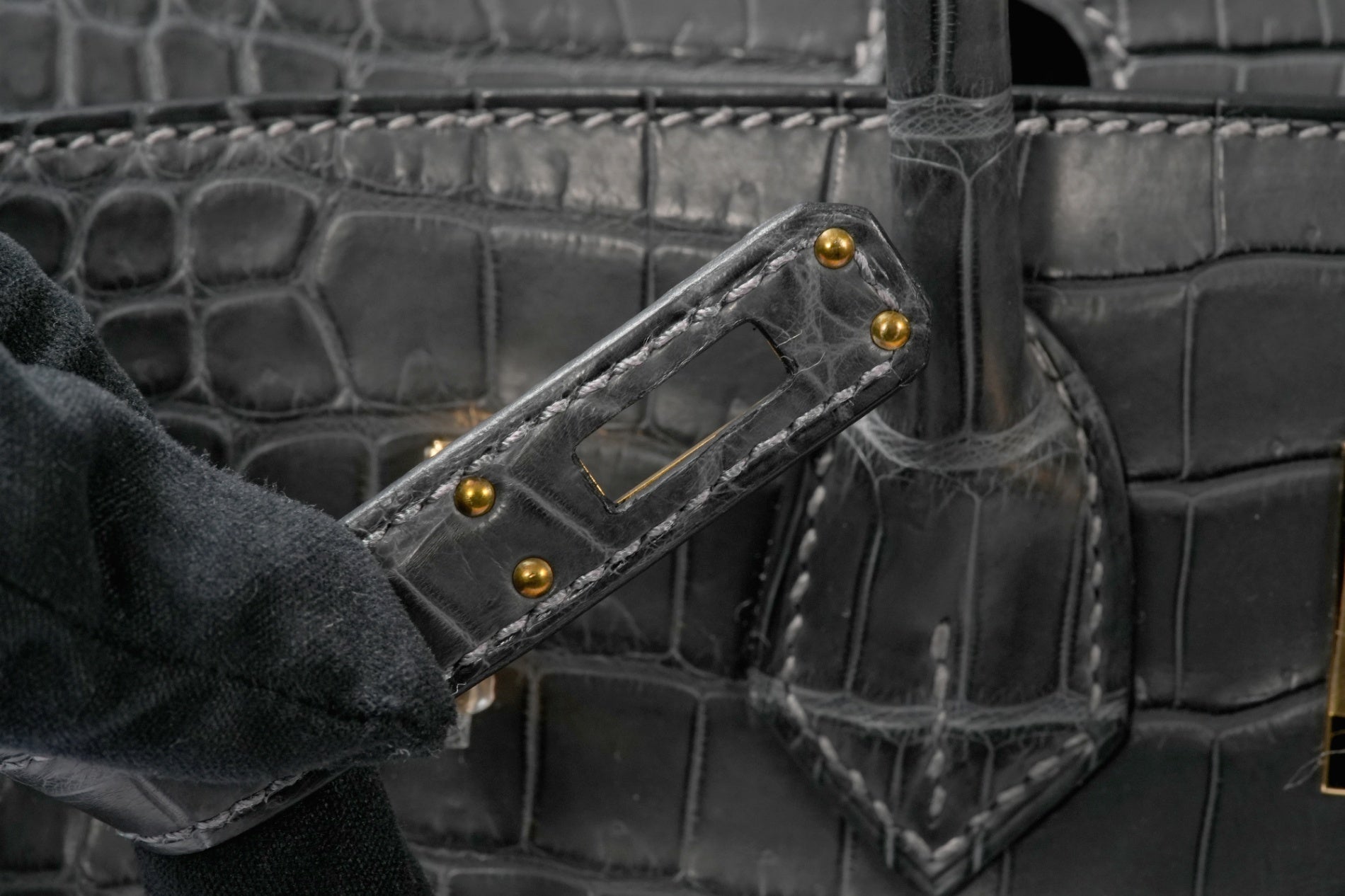 HERMES バンキン25 グラファイト