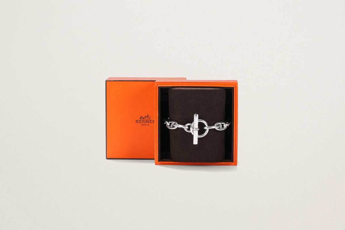 HERMES Ag925 シェーヌダンクルGM 13コマ ブレスレット