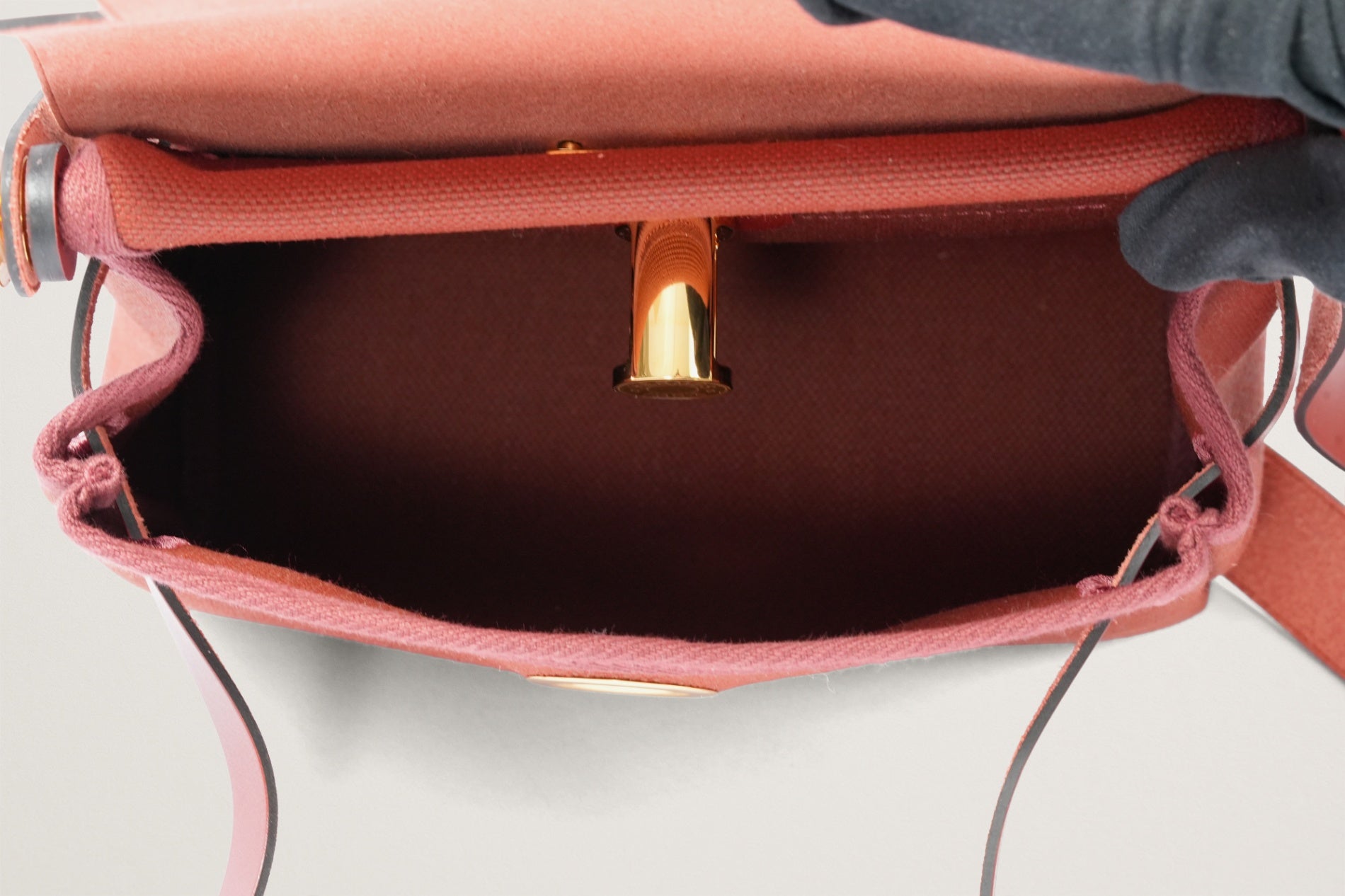 HERMES エールバッグミニ ルージュアッシュ