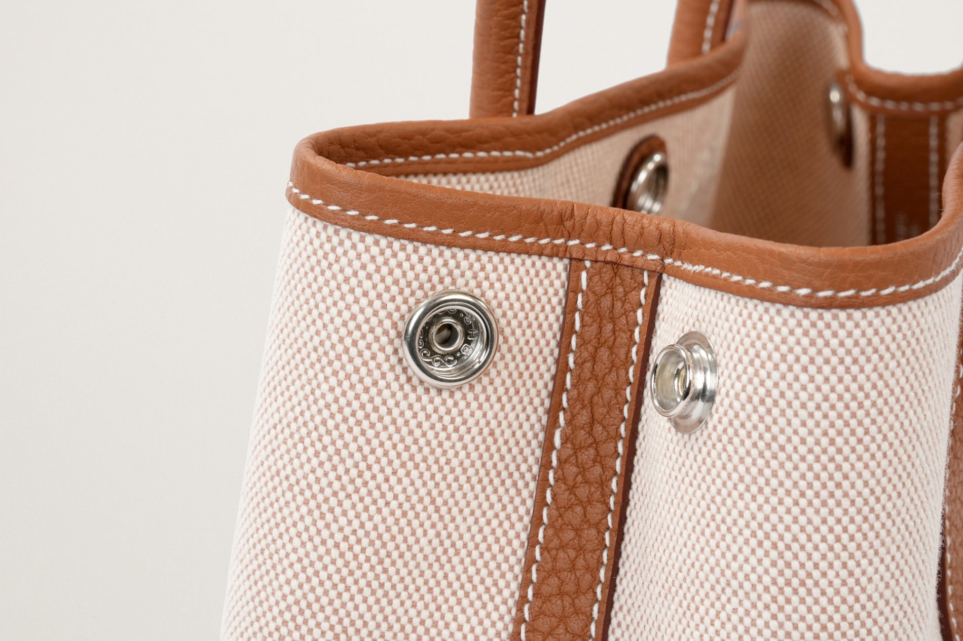 HERMES ネオ・ガーデン23 ゴールド/エクリュ