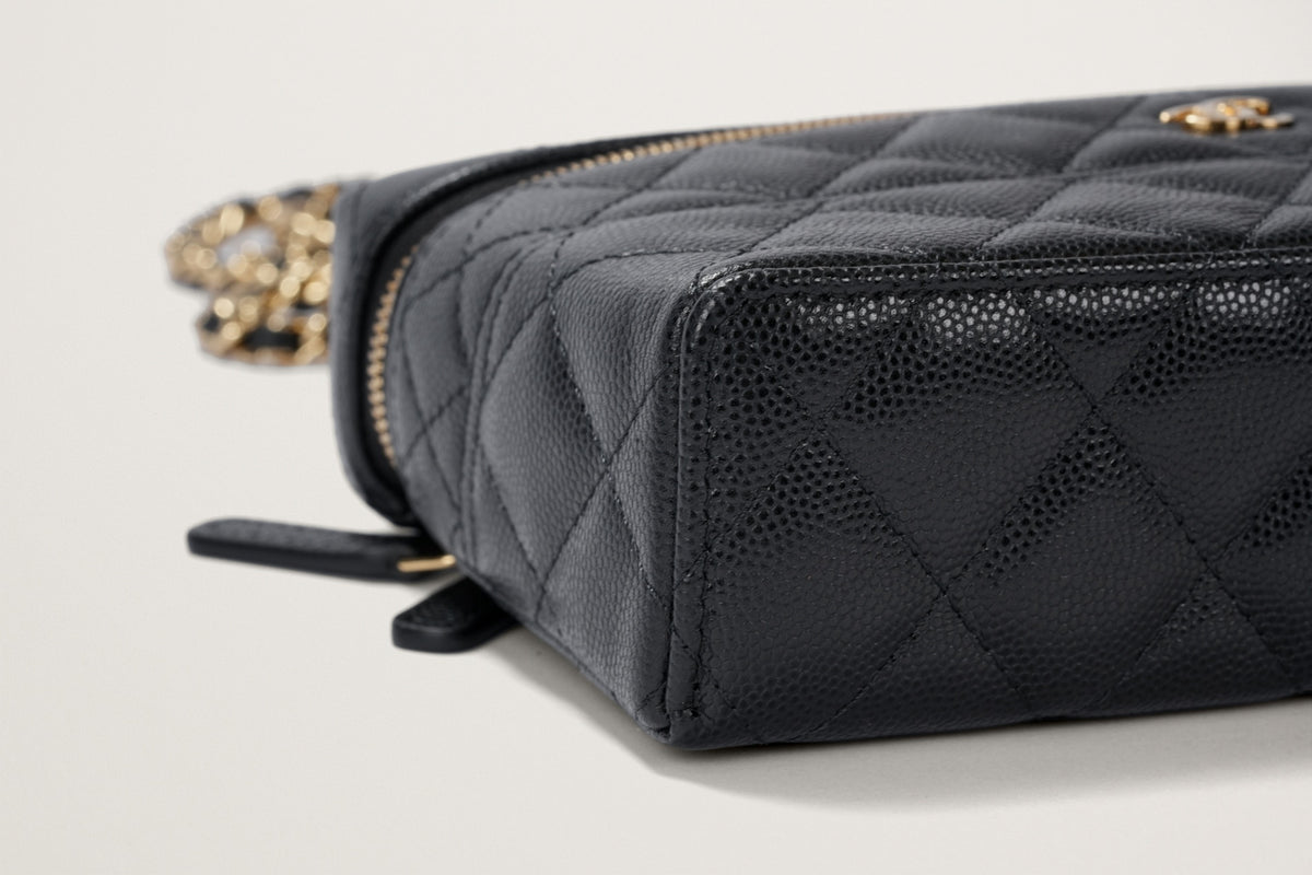 CHANEL マトラッセ スモールヴァニティケース
