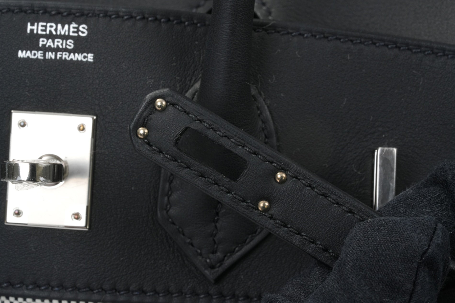 HERMES バーキン25 黒/エクリュ