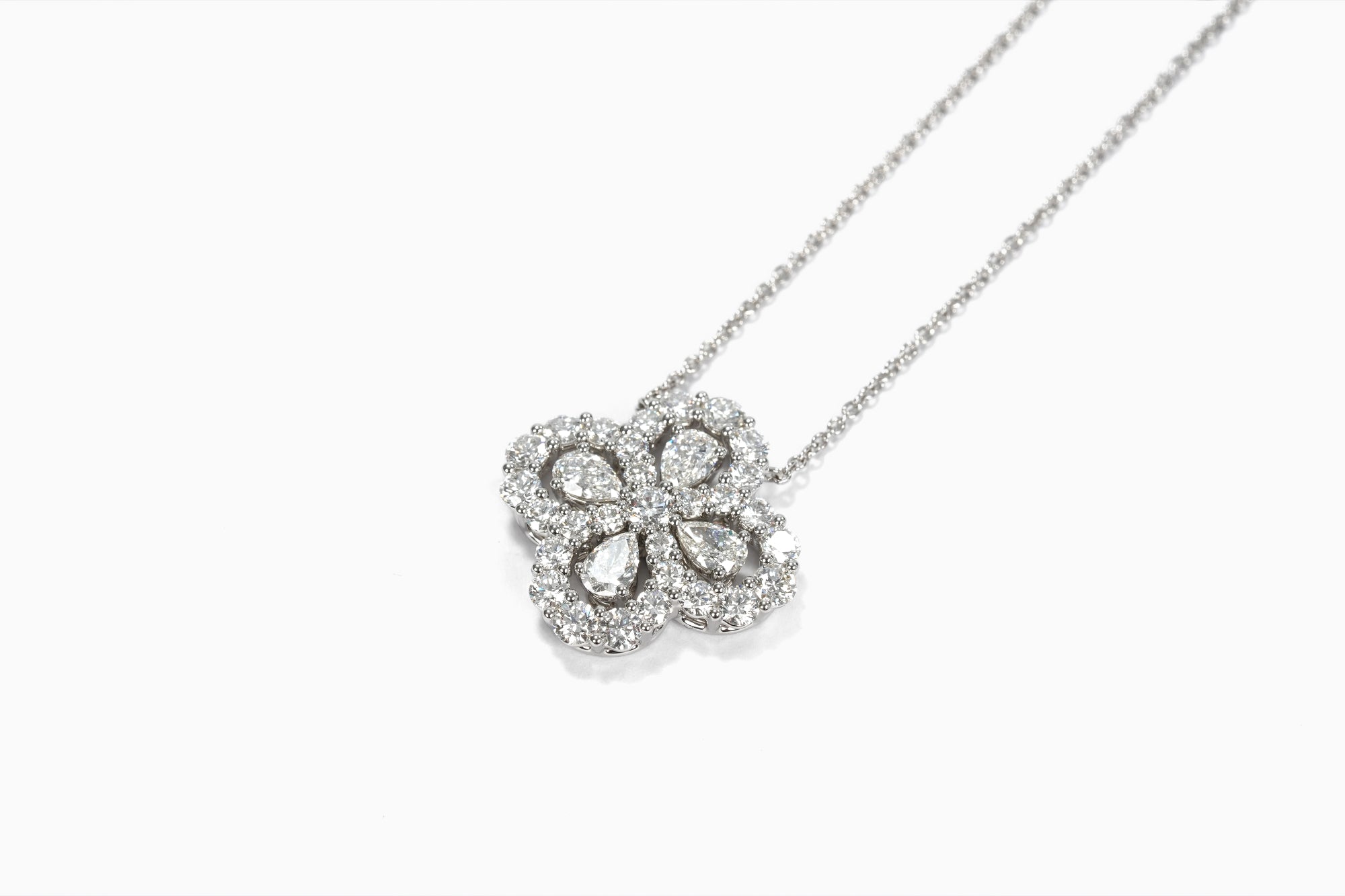 HARRY WINSTON PT950 ループ バイ ハリーウィンストン フルモチーフ ダイヤモンドネックレス
