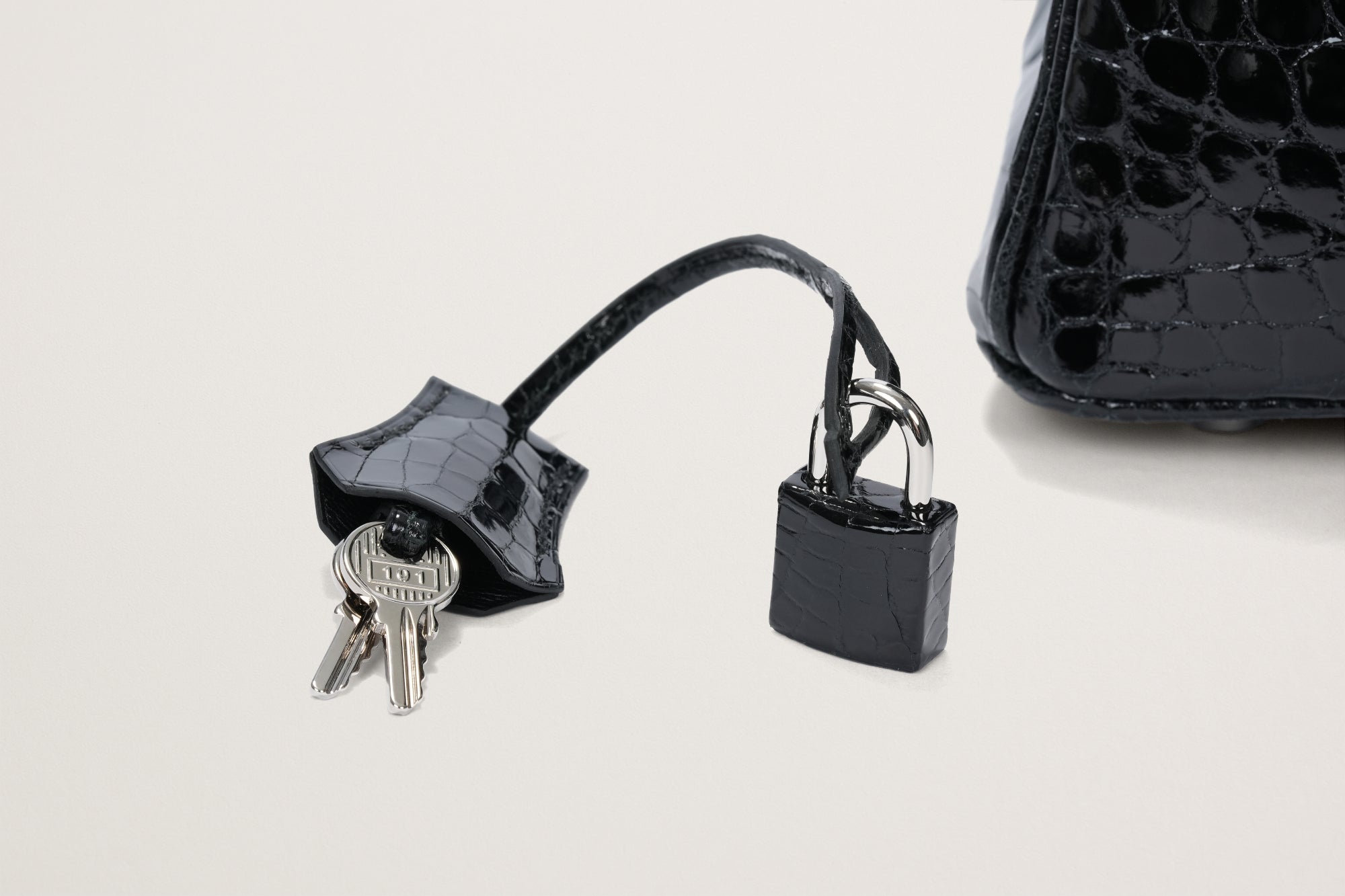 HERMES バーキン25 クロコダイル 黒