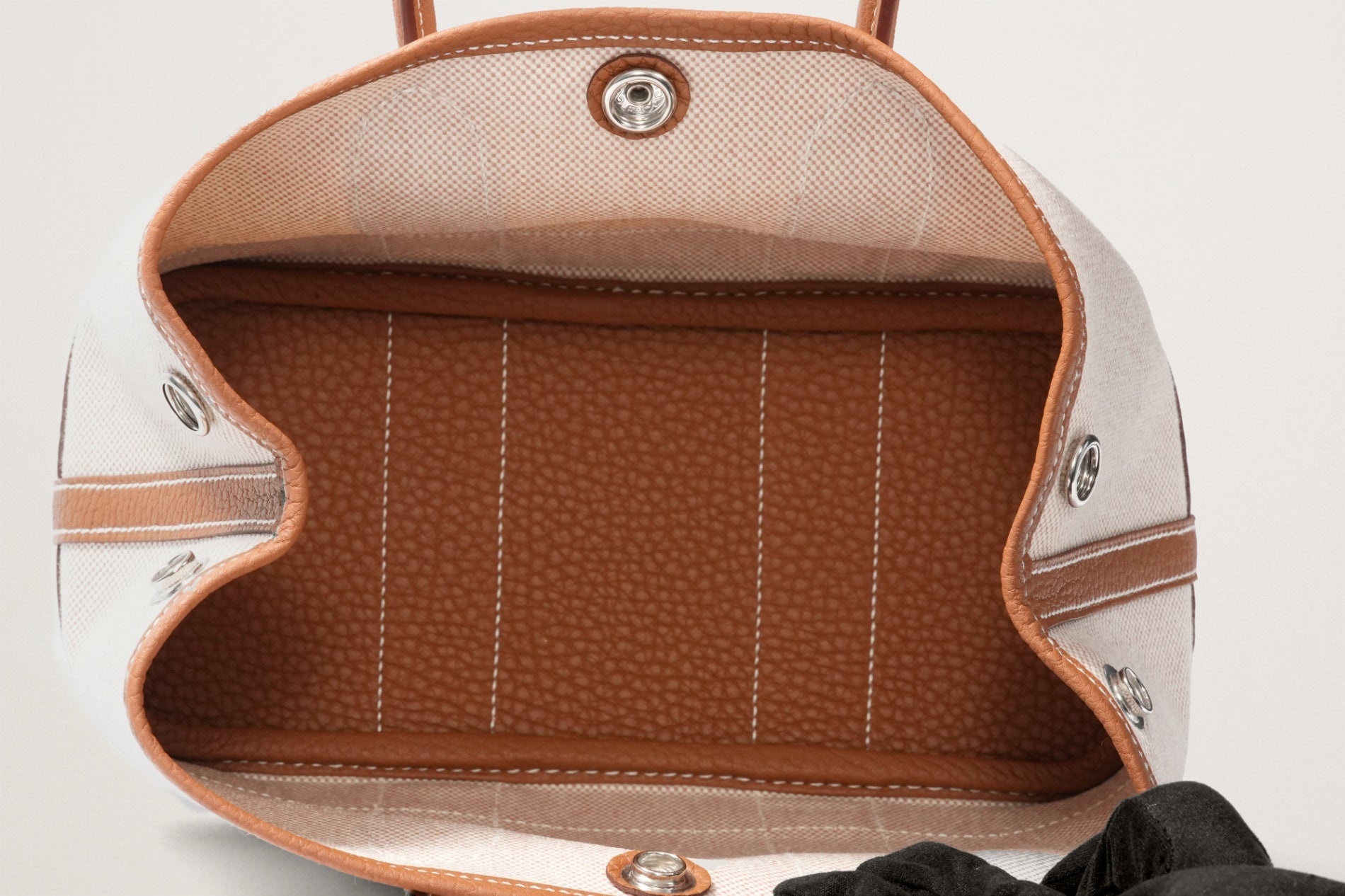 HERMES ネオ・ガーデン23 ゴールド/エクリュ