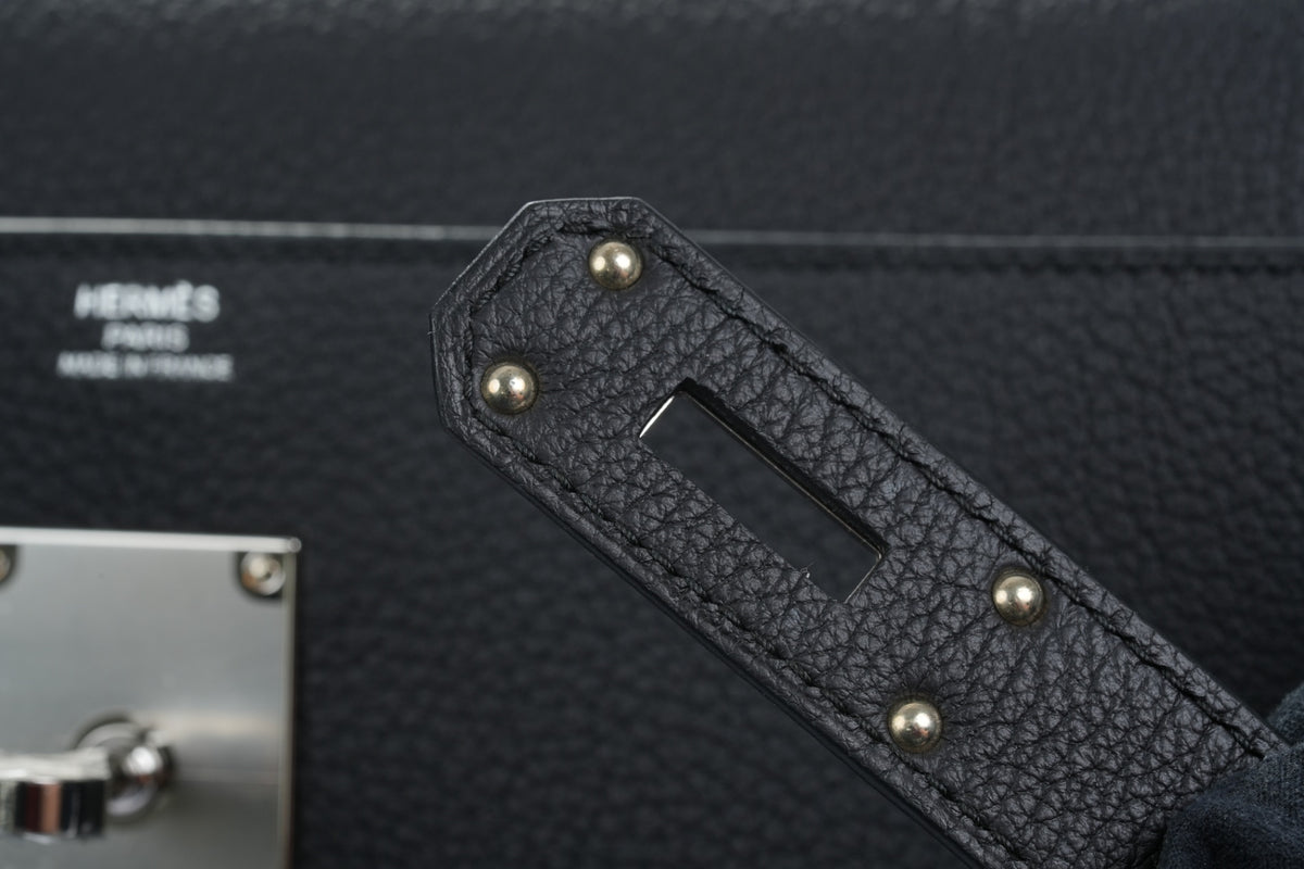 HERMES ケリーメッセンジャー24 黒