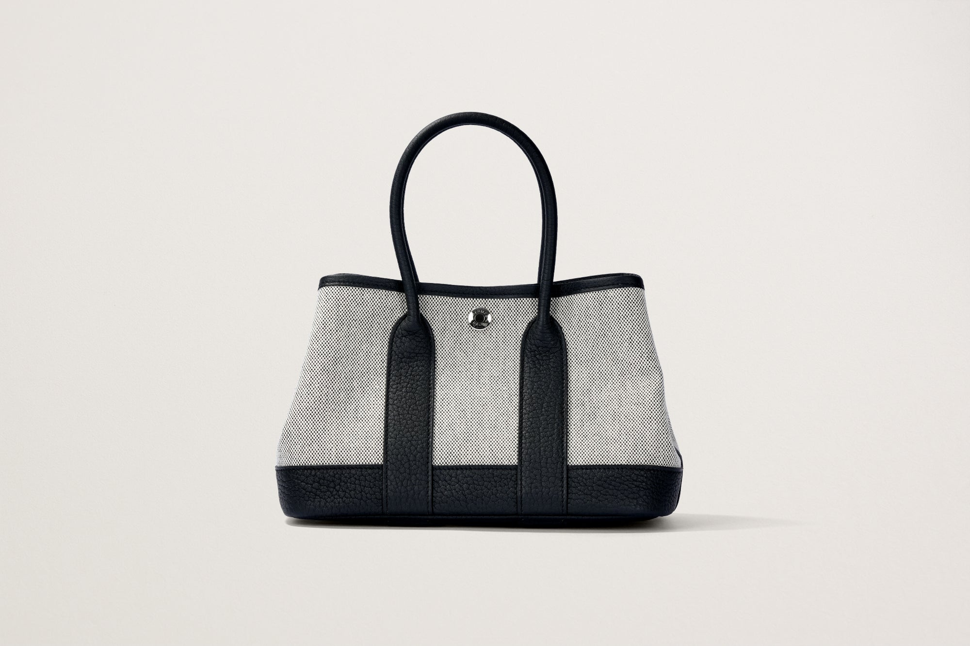 HERMES ネオ・ガーデン23 黒/エクリュ