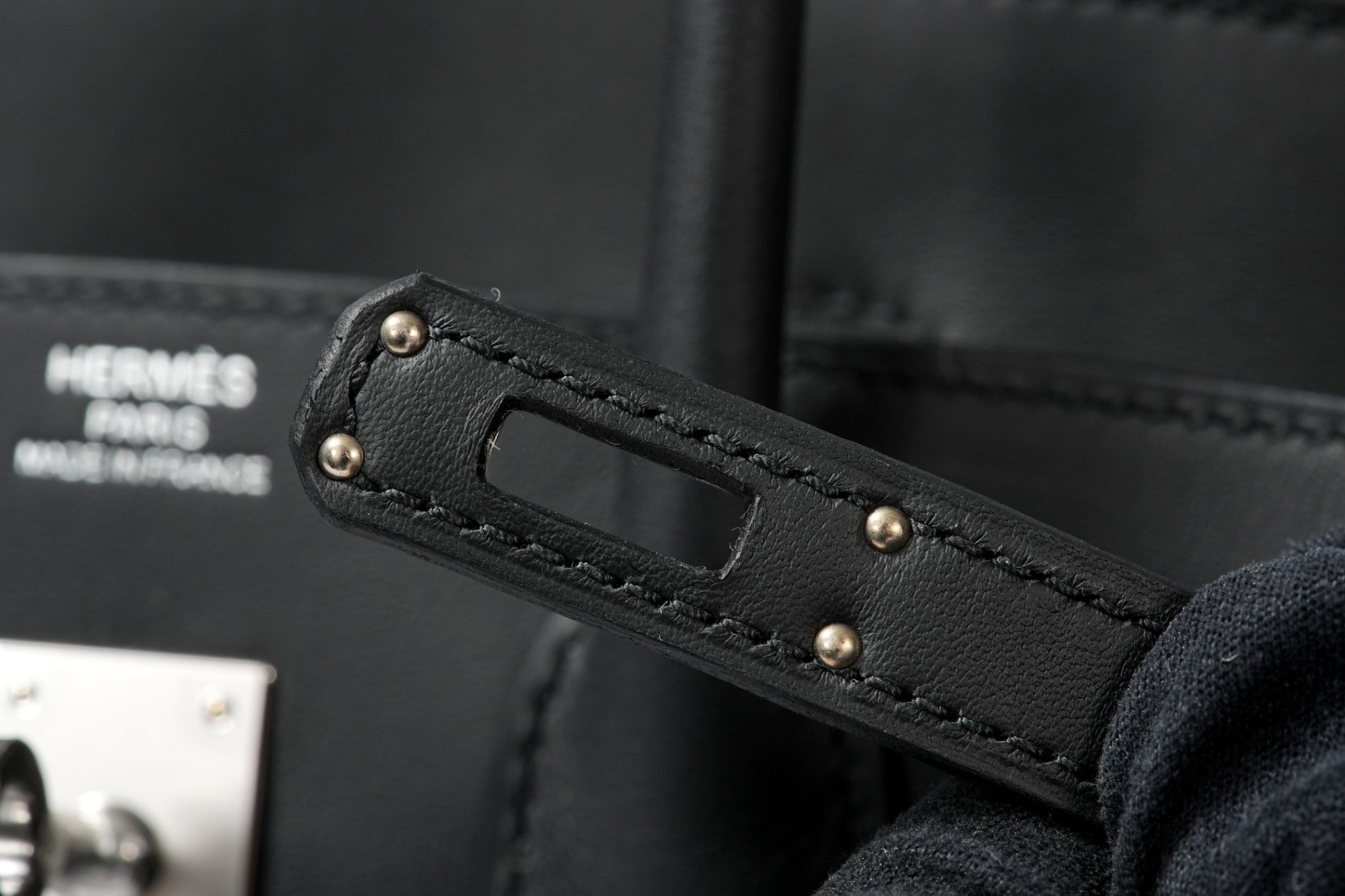 HERMES バーキン25 黒/エクリュ