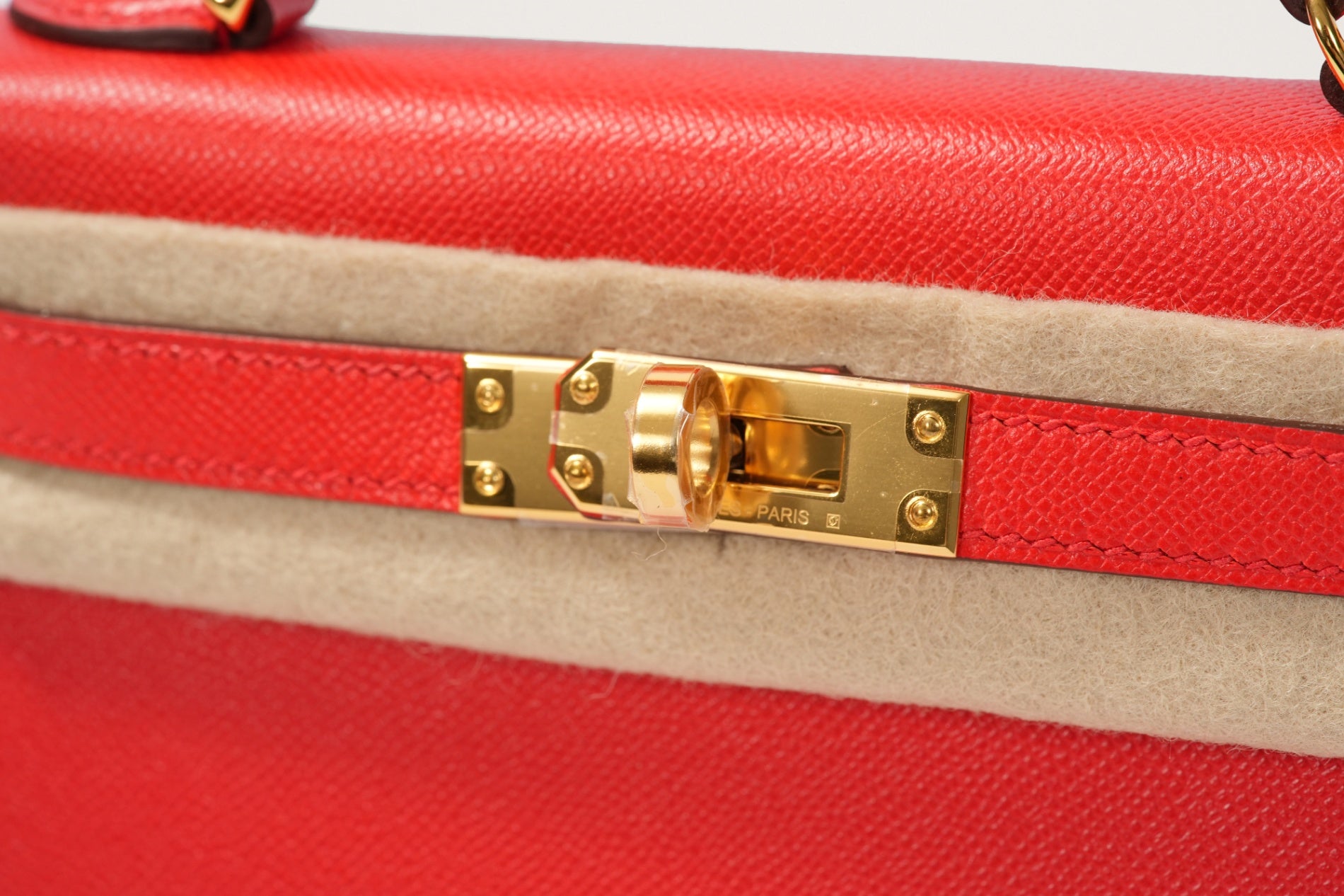 HERMES ミニケリー2 ルージュクー