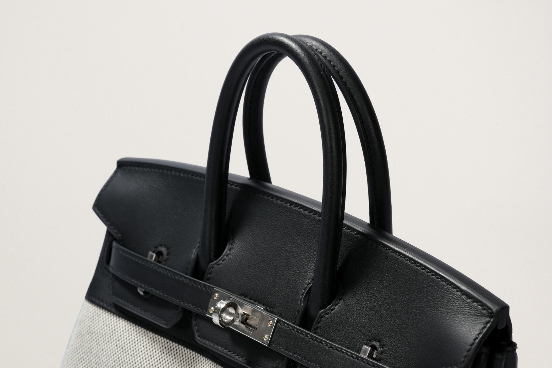 HERMES バーキン25 黒/エクリュ