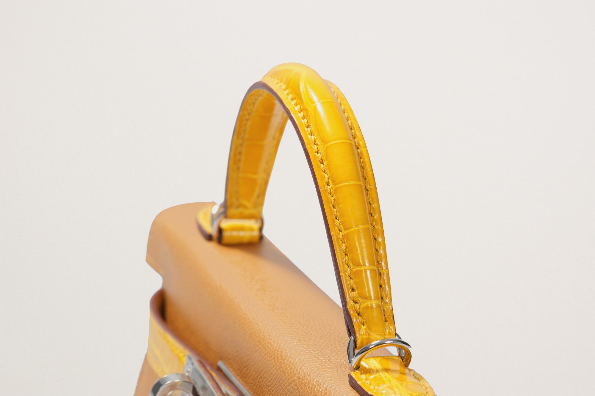 HERMES ミニケリー2 タッチ セサミ/ジョーヌアンブル