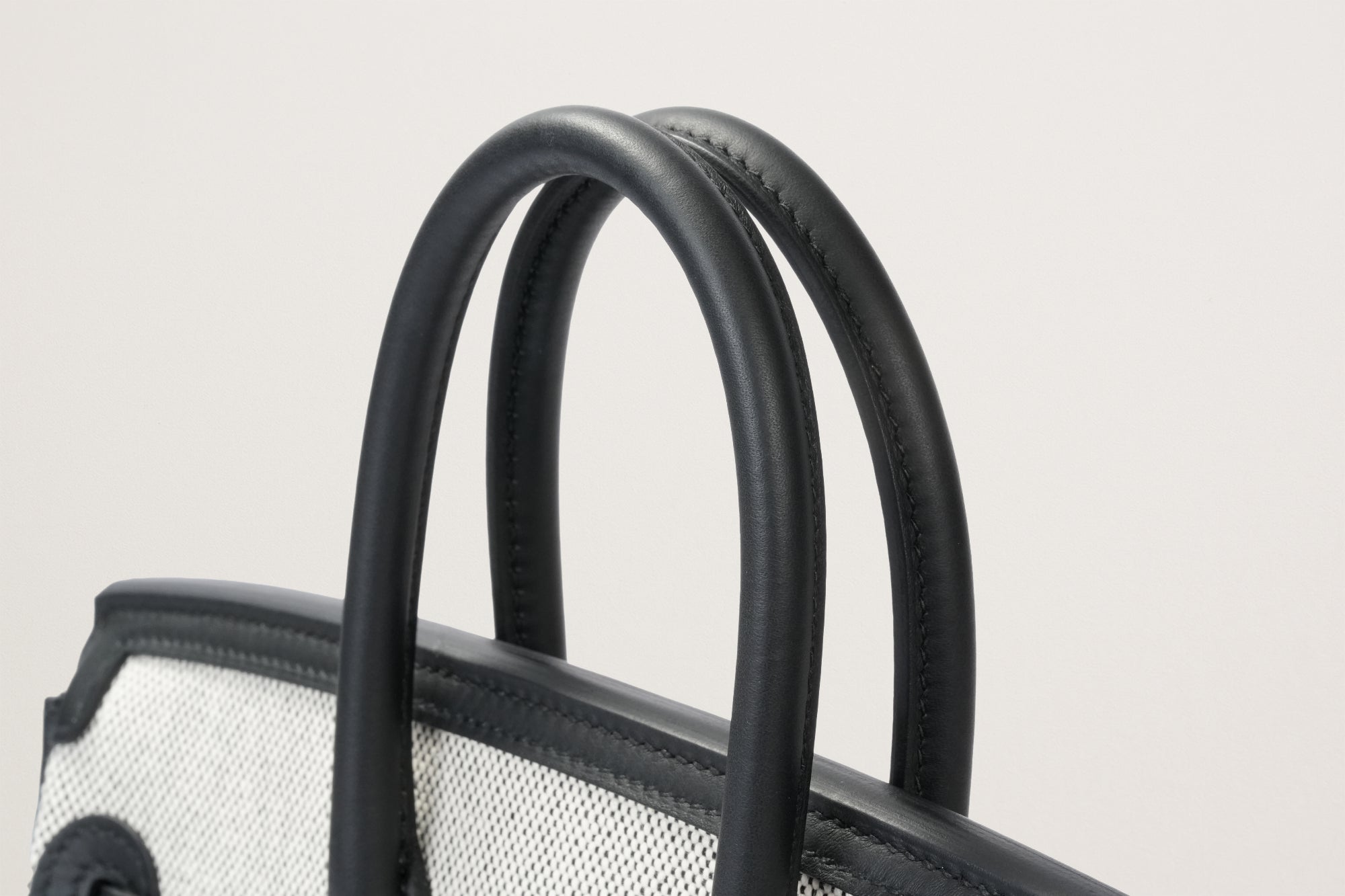 HERMES バーキン25 カーゴ 黒/エクリュ
