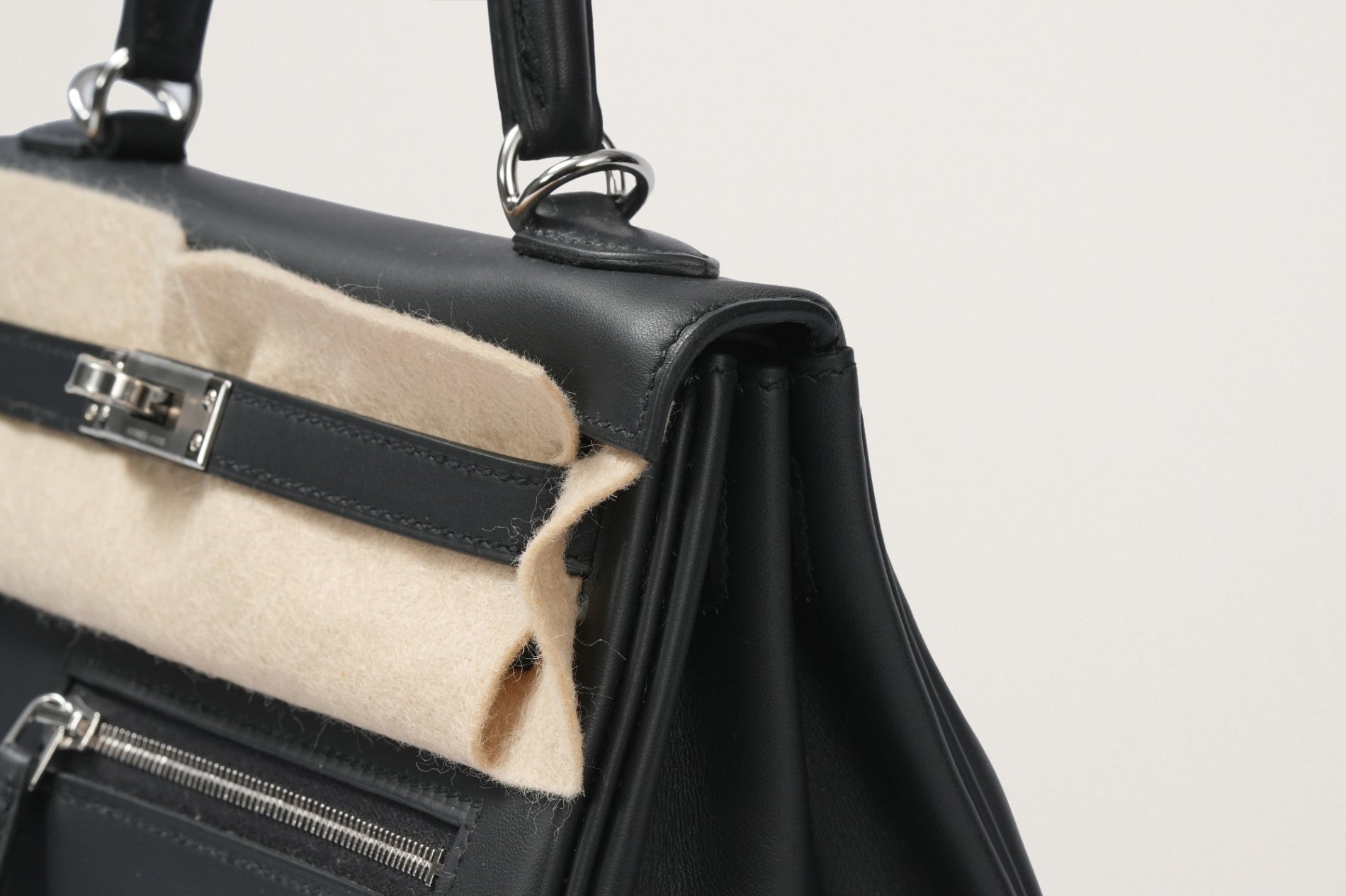 HERMES ケリー25 カラーマティック 内縫い 黒