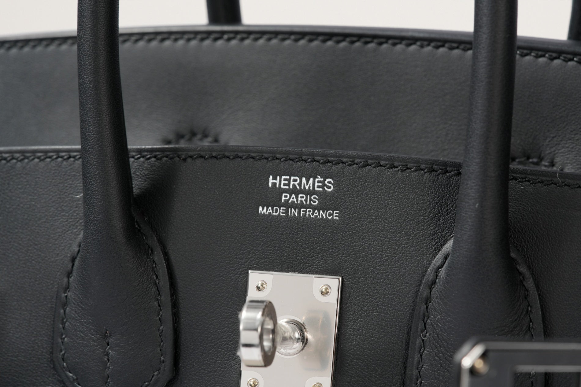 HERMES バーキン25 黒/エクリュ