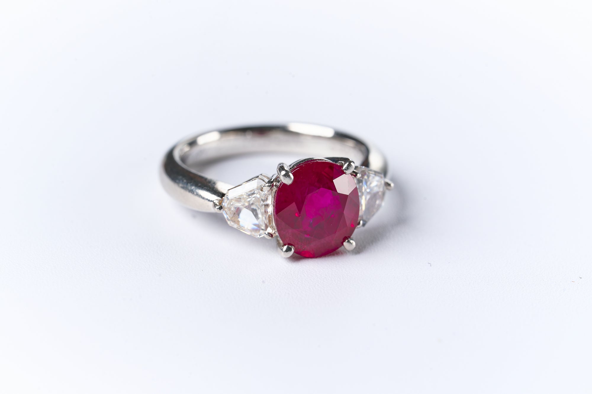 PT900 ルビー リング