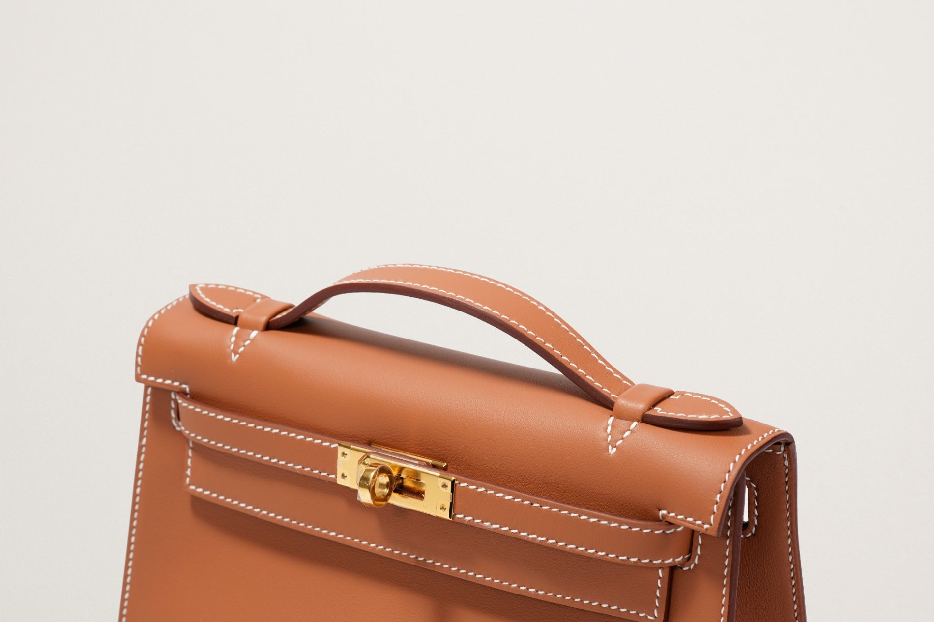 HERMES ポシェットケリー ゴールド