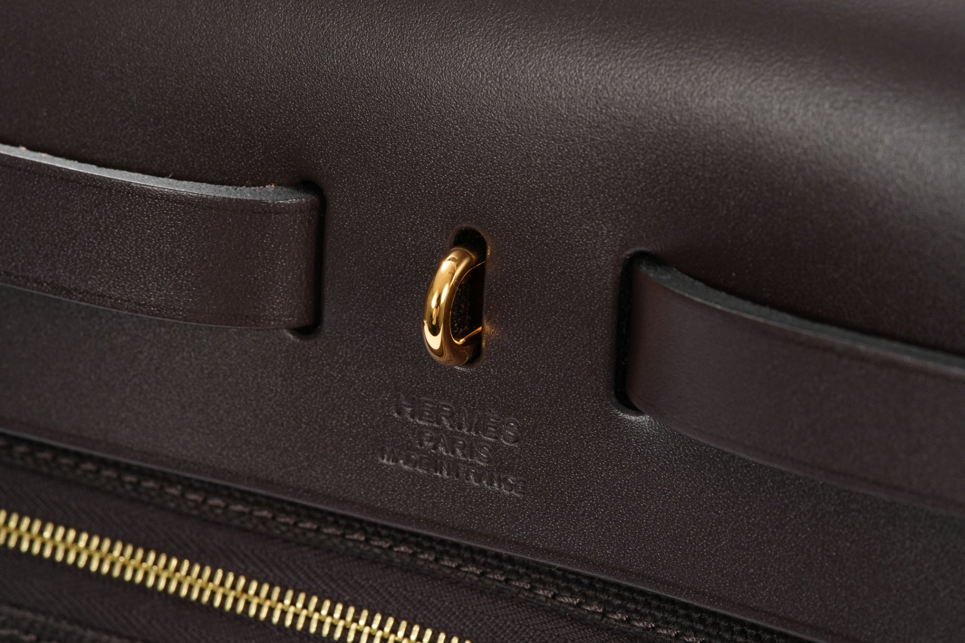 HERMES エールバッグ31 エベンヌ