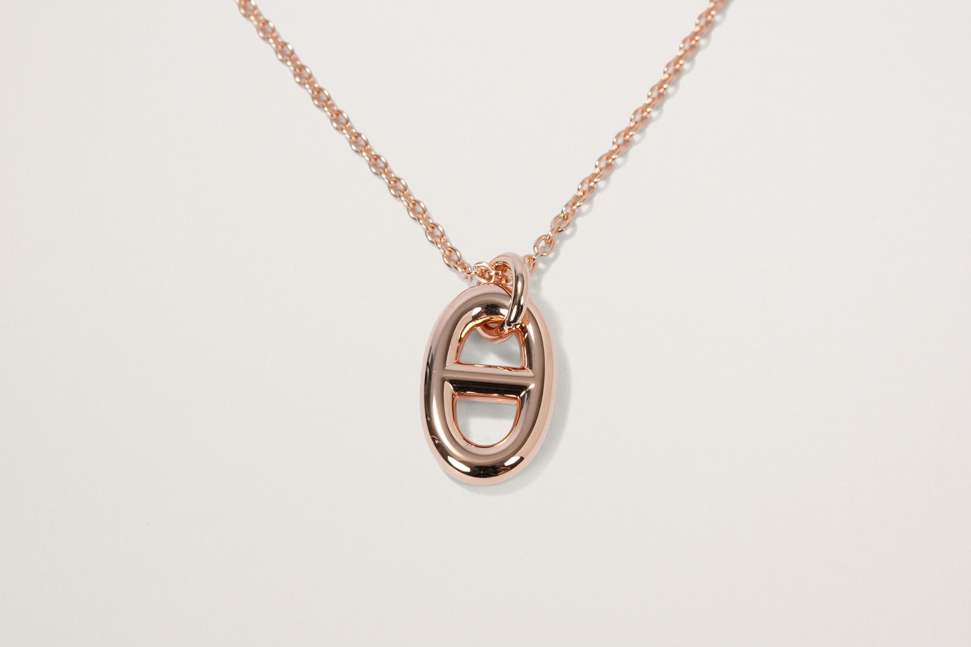 HERMES K18PG ファランドールPM ネックレス