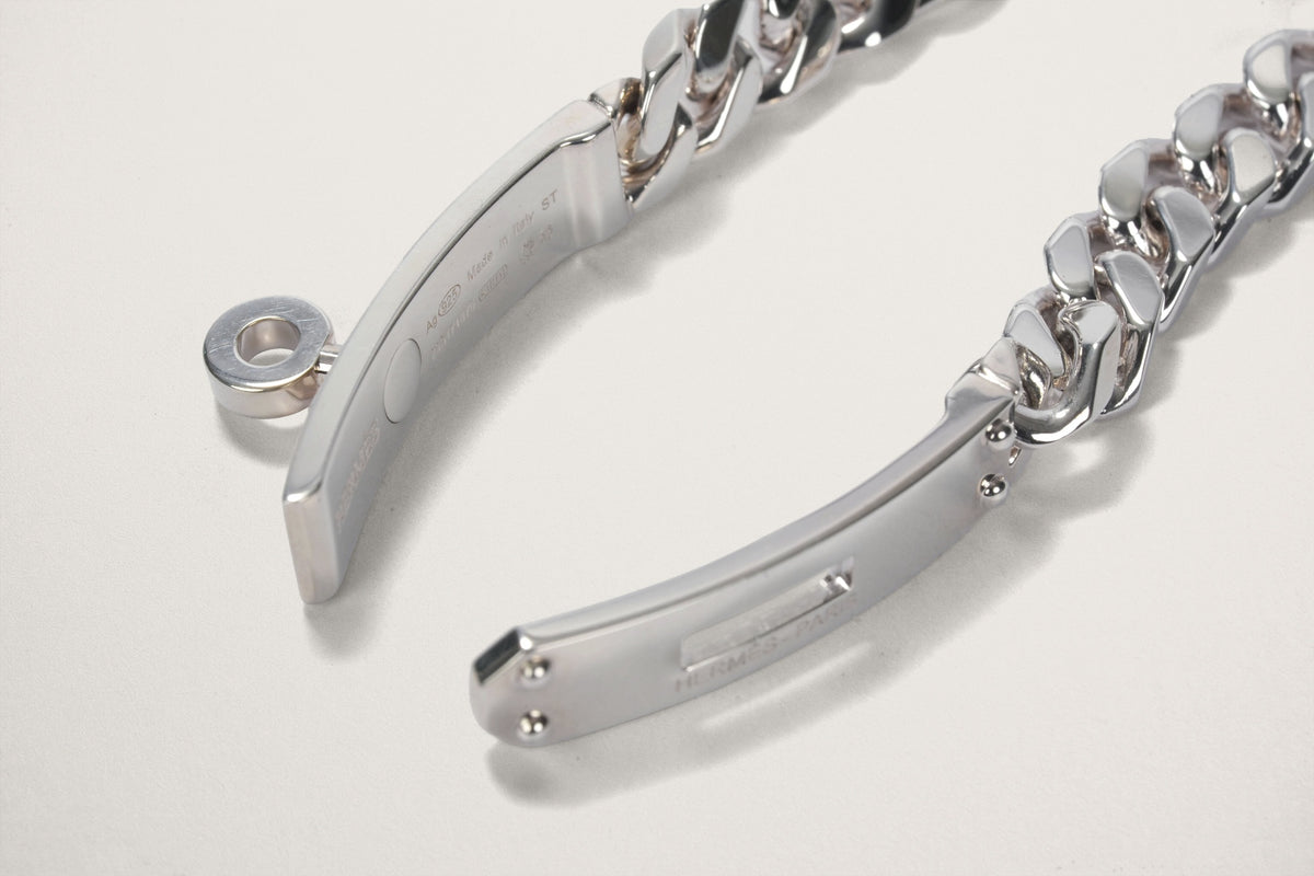 HERMES Ag925 ケリーグルメットST ブレスレット