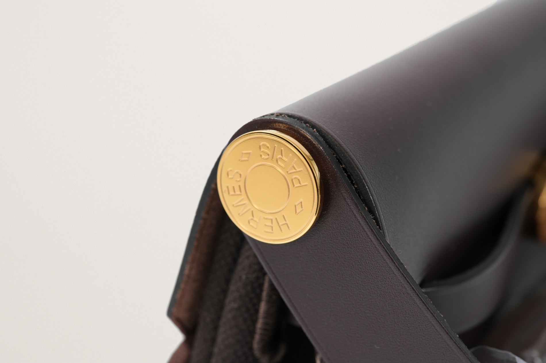 HERMES エールバッグミニ エベンヌ