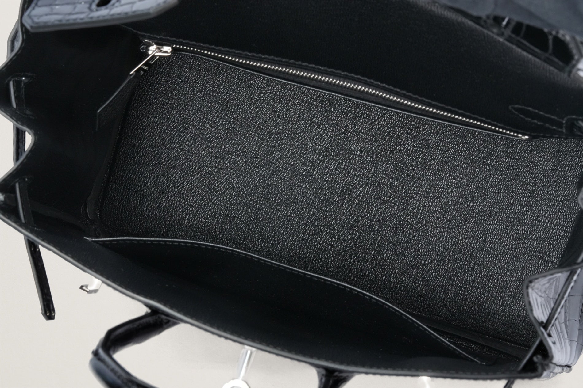 HERMES バーキン25 クロコダイル 黒