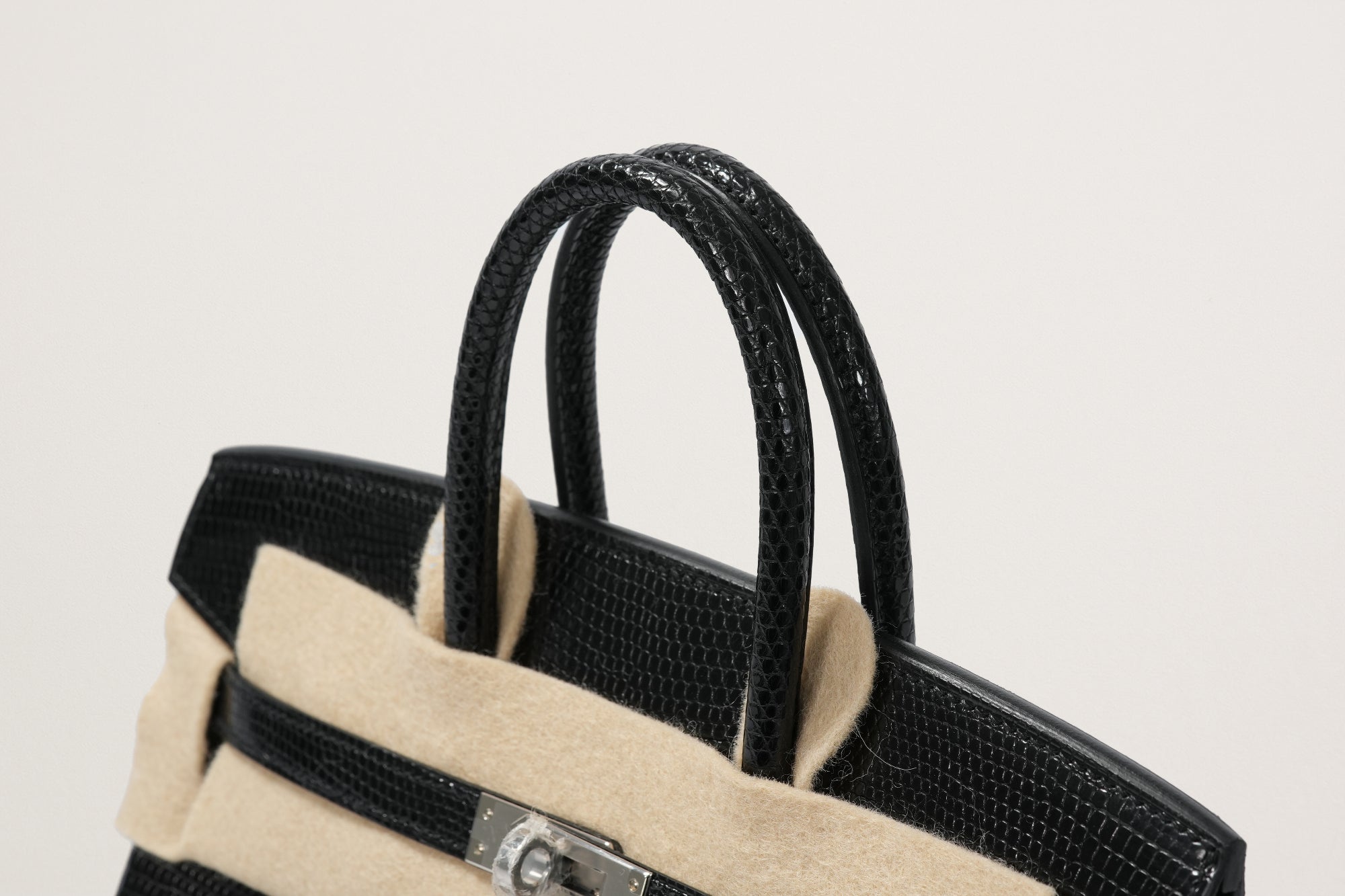 HERMES バーキン25 リザード 黒