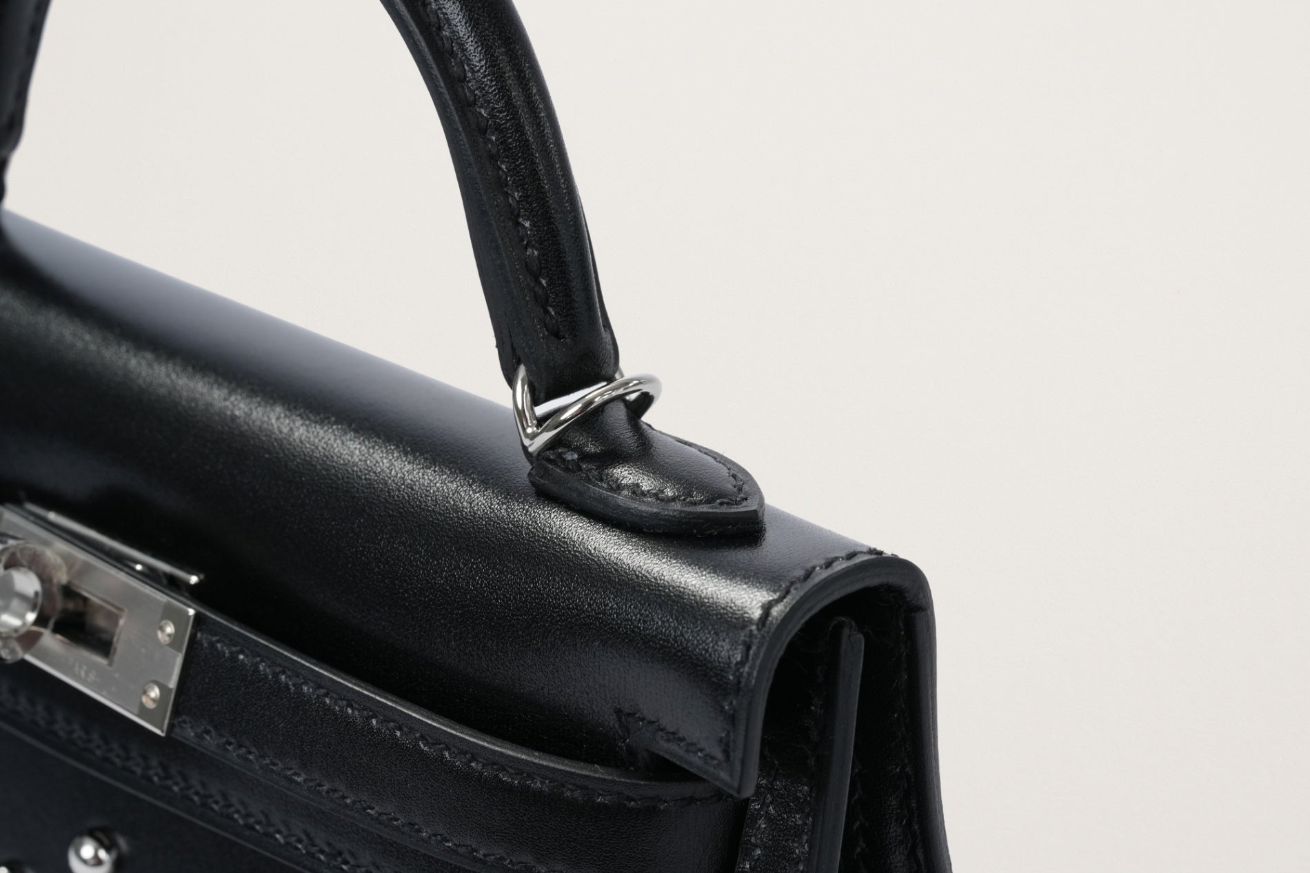 HERMES ミニケリー2 クルーテ 黒