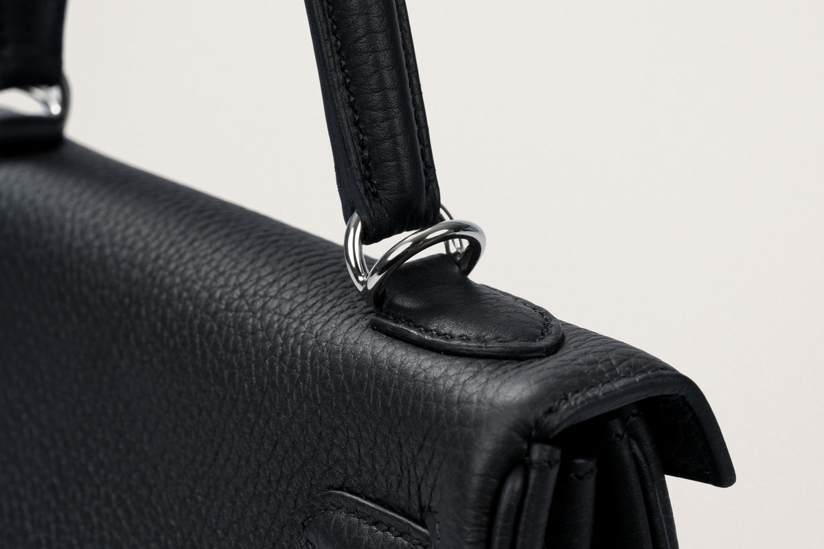 HERMES ケリー 25 内縫い 黒
