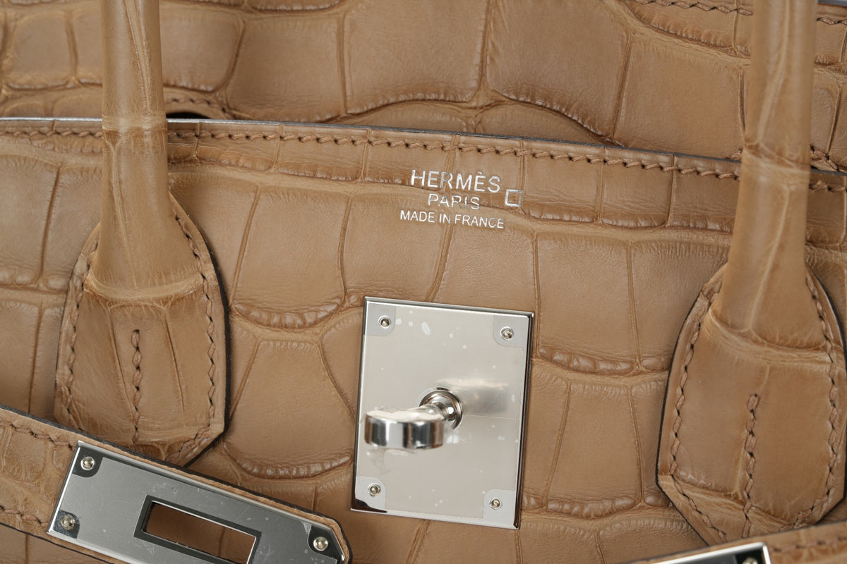 HERMES バーキン25クロコダイル チャイ
