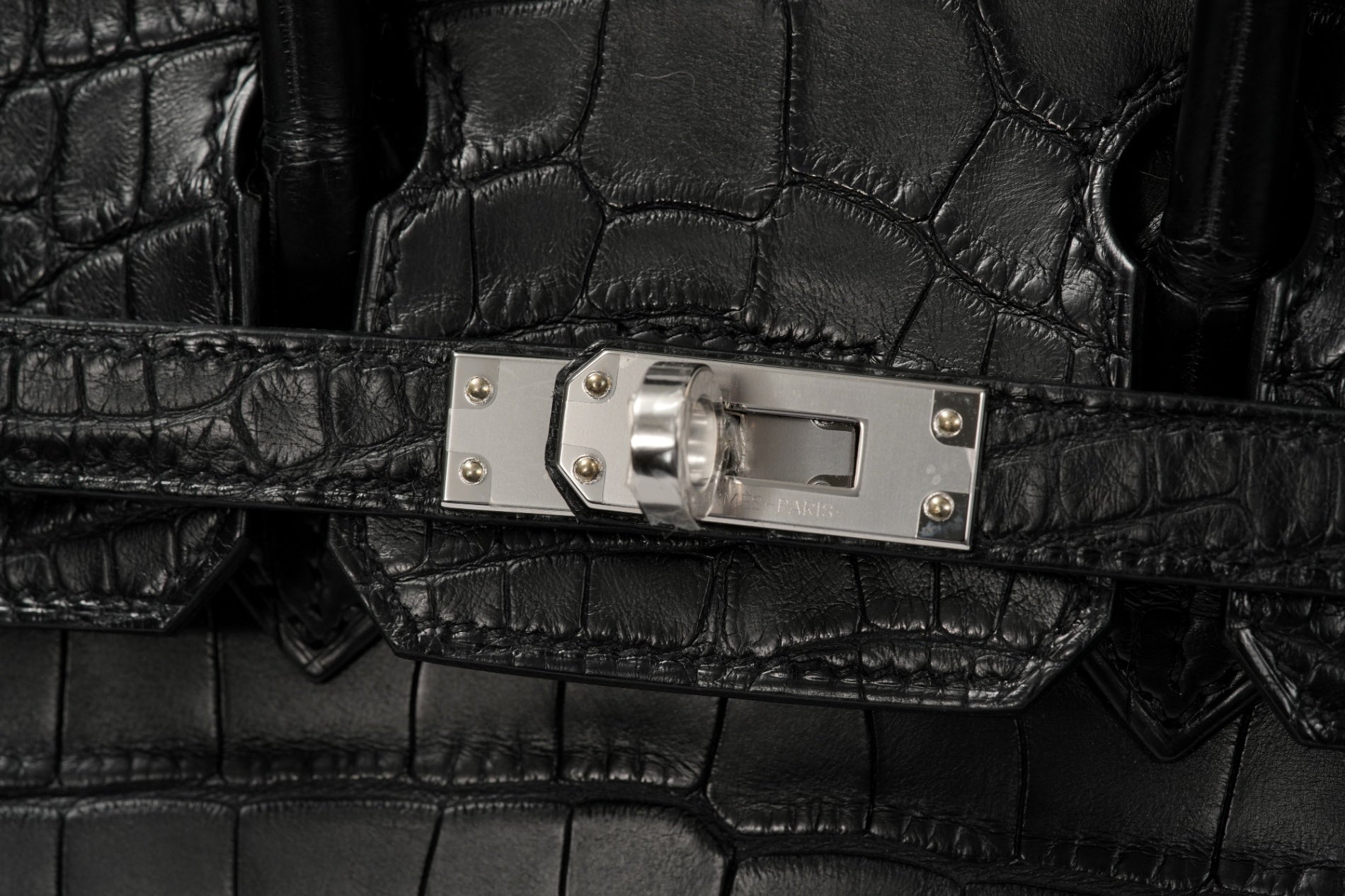 HERMES バーキン25 クロコダイル 黒