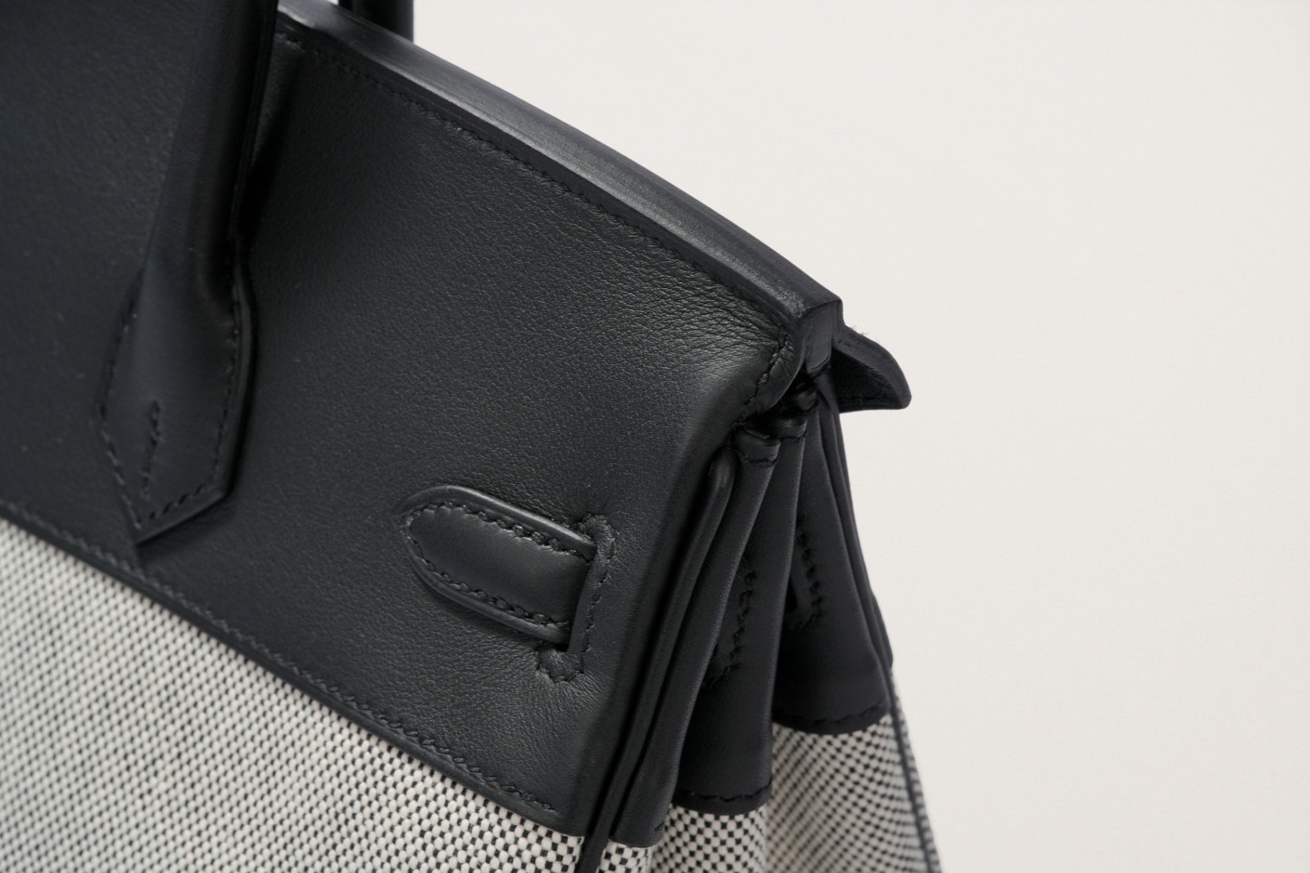 HERMES バーキン25 黒/エクリュ