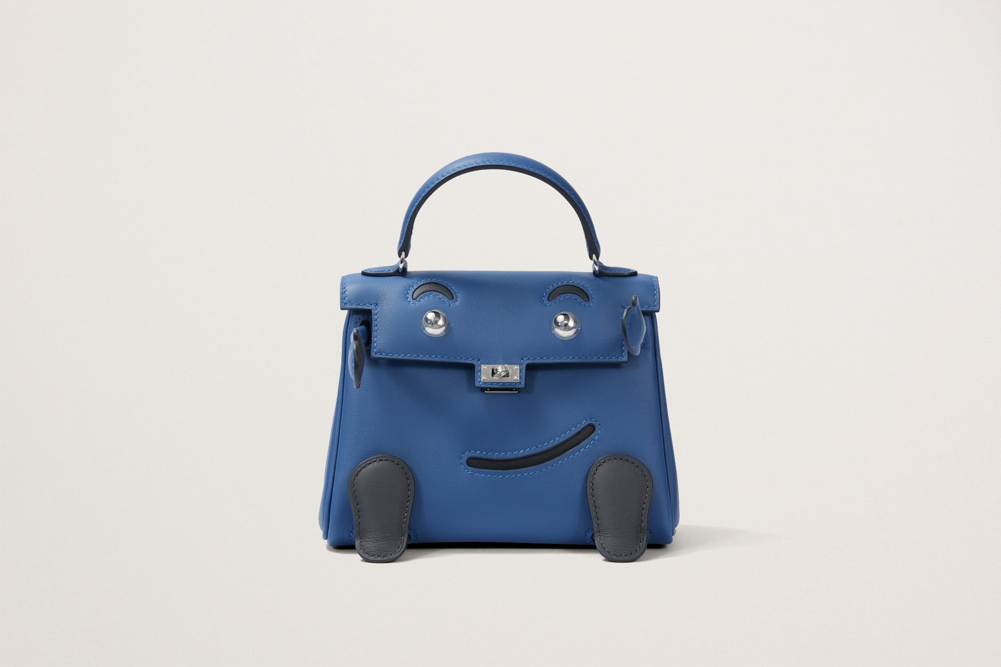 美品　HERMES エルメス　ウール　ネイビー　台形　スカート　シェル　セリエ HERMES ケリードール ブルータイ/黒 – GINZA SATAKE