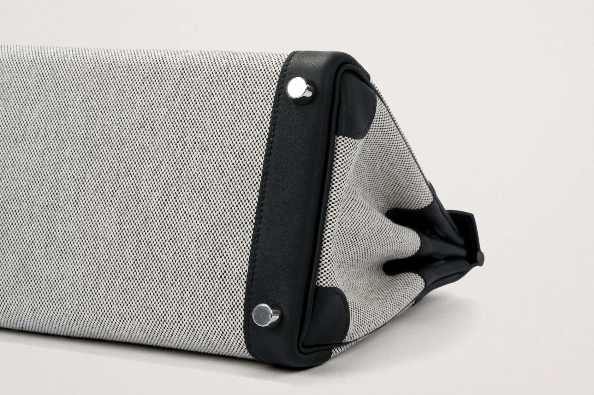 HERMES バーキン25 黒/エクリュ