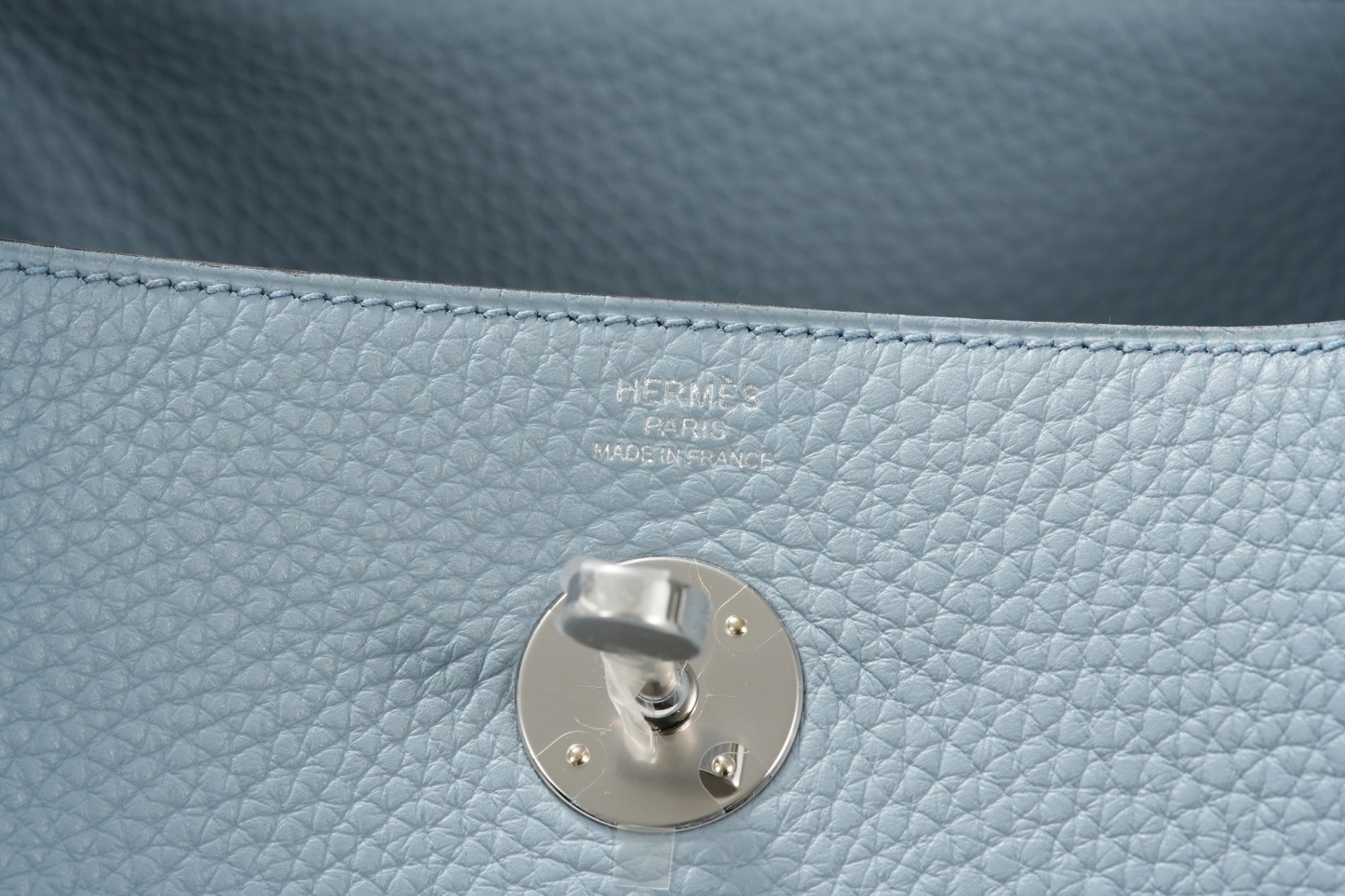 HERMES リンディ26 ブルーラン