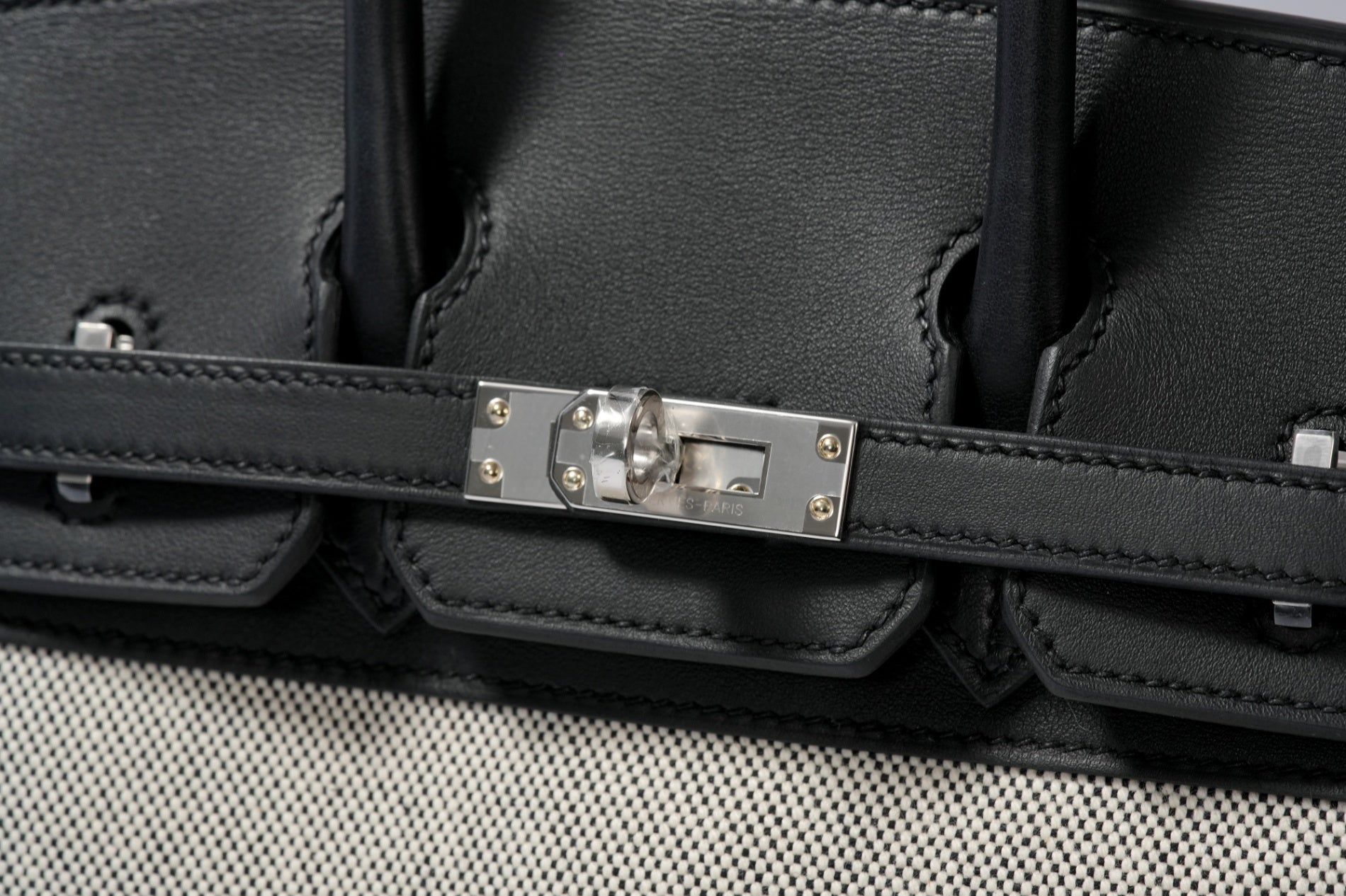 HERMES バーキン25 黒/エクリュ