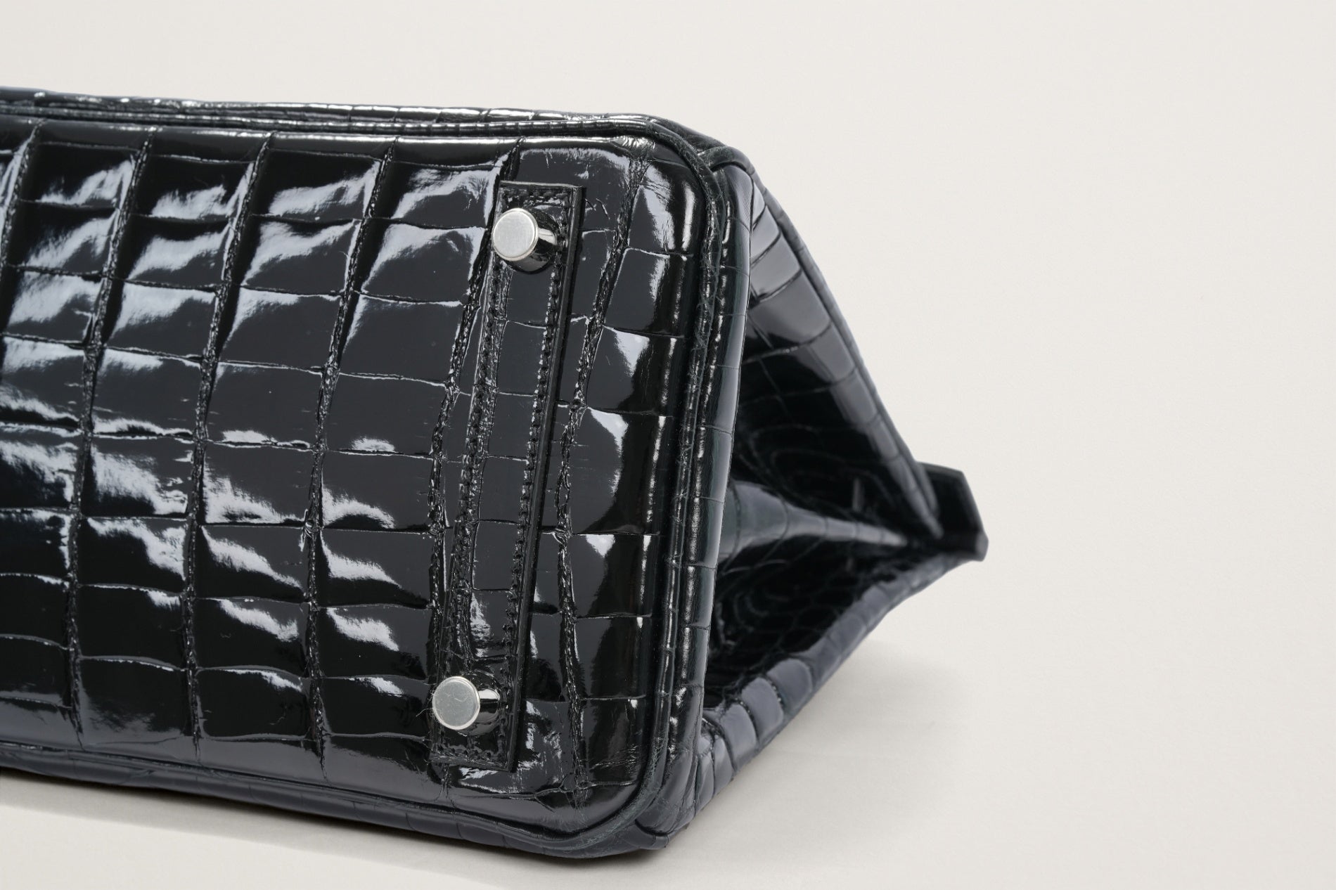 HERMES バーキン25 クロコダイル 黒