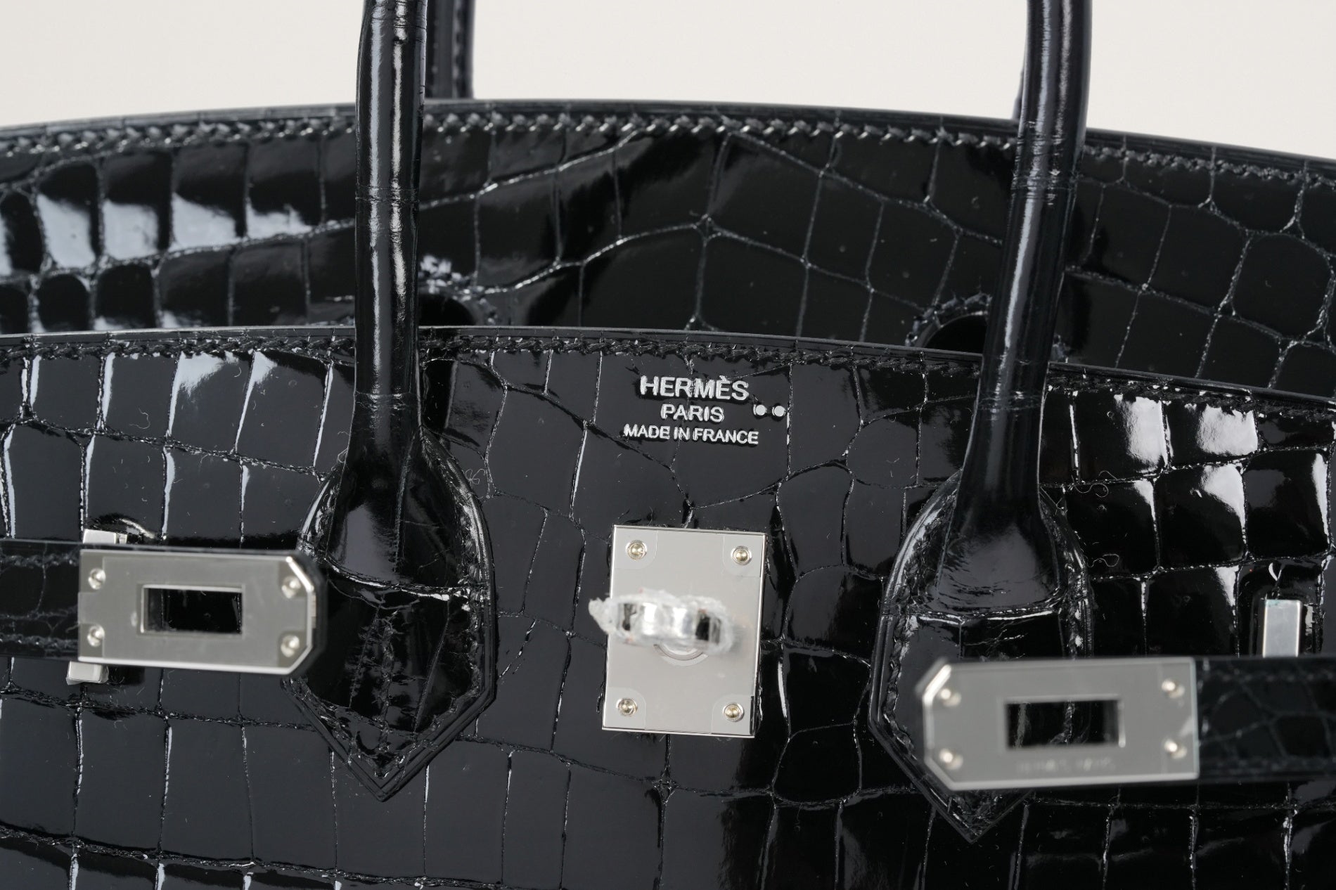 HERMES バーキン25 クロコダイル 黒