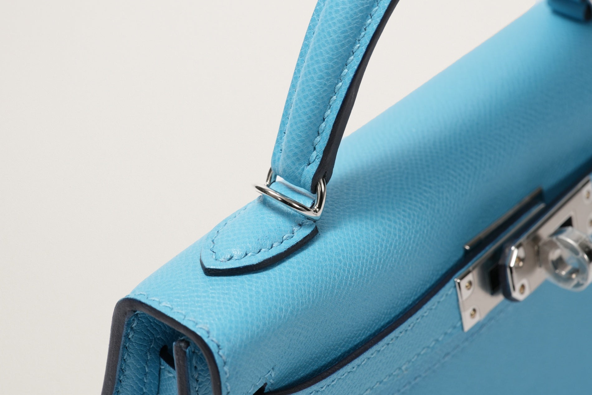 HERMES ミニケリー2 ブルーノール