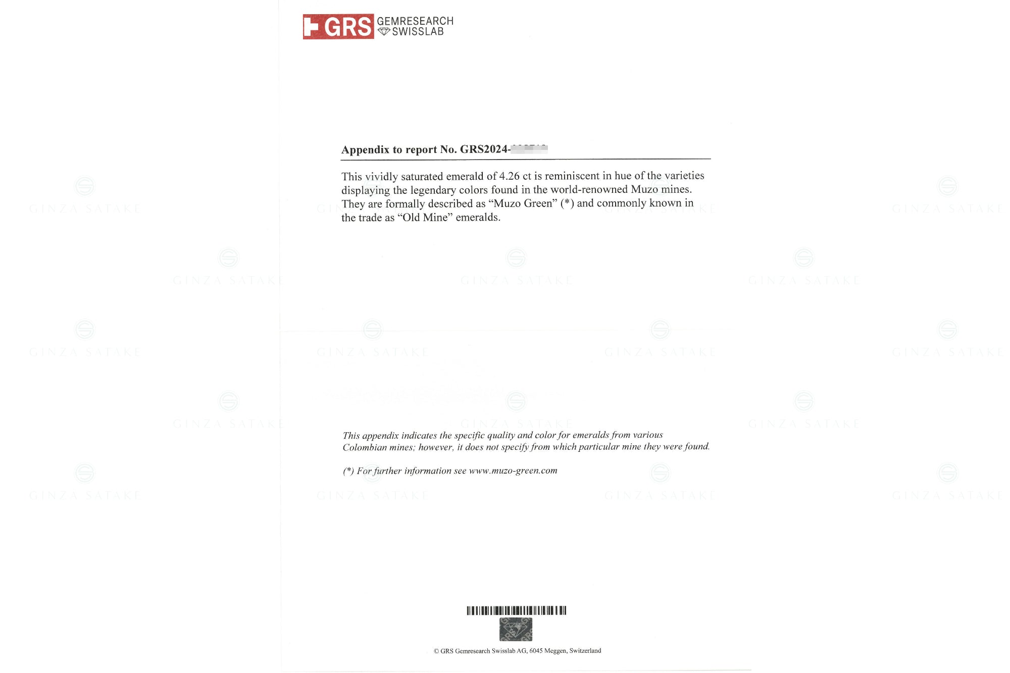 PT900  エメラルドリング（Muzo）