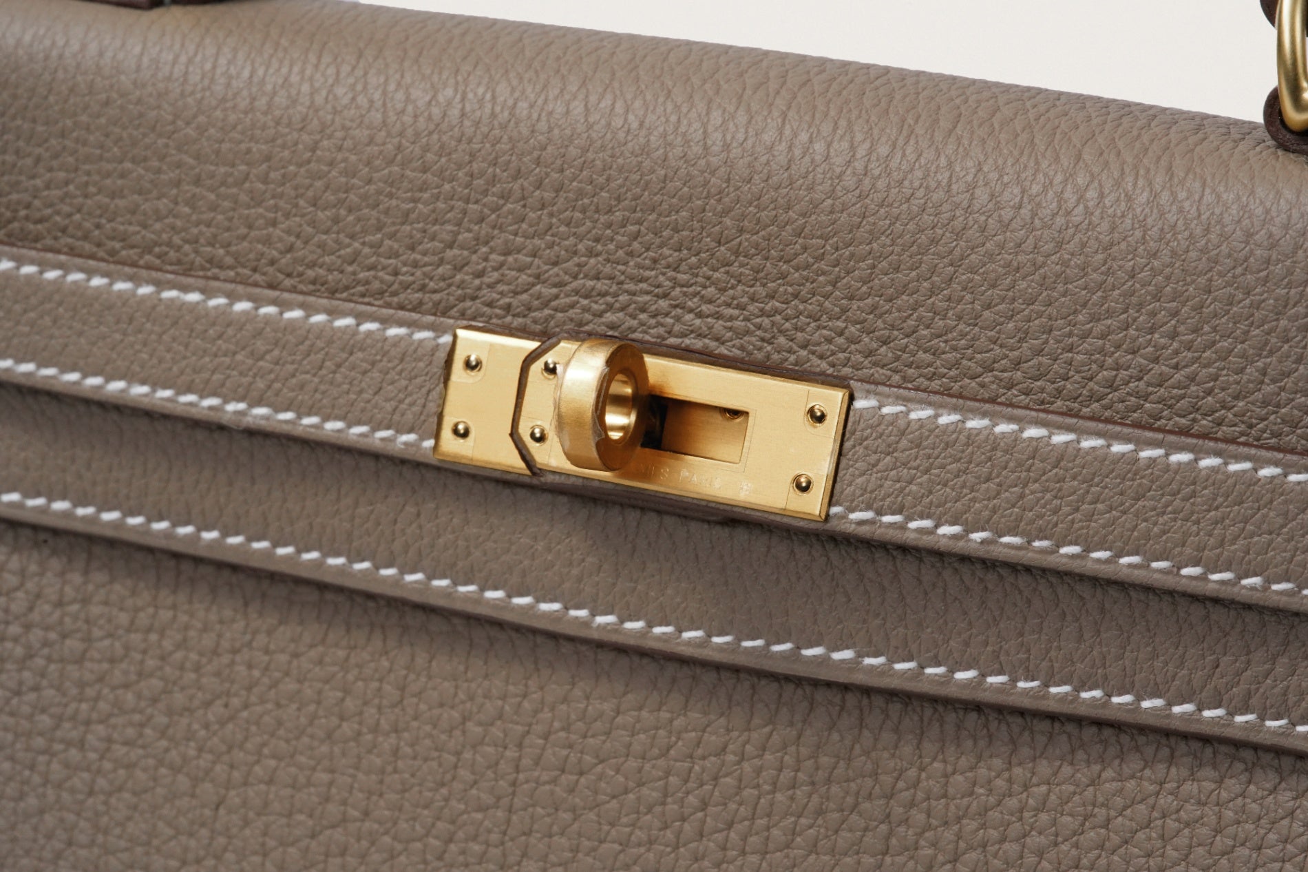 HERMES ケリー25 内縫い エトゥープ