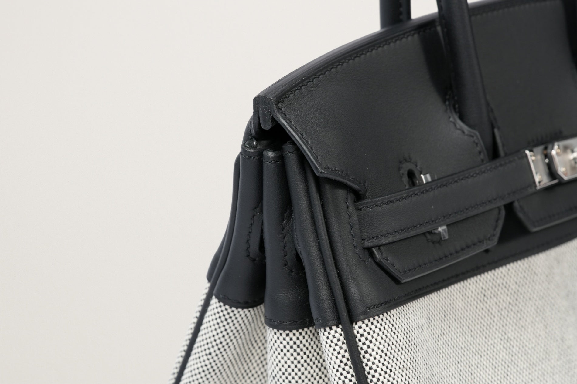 HERMES バーキン25 黒/エクリュ