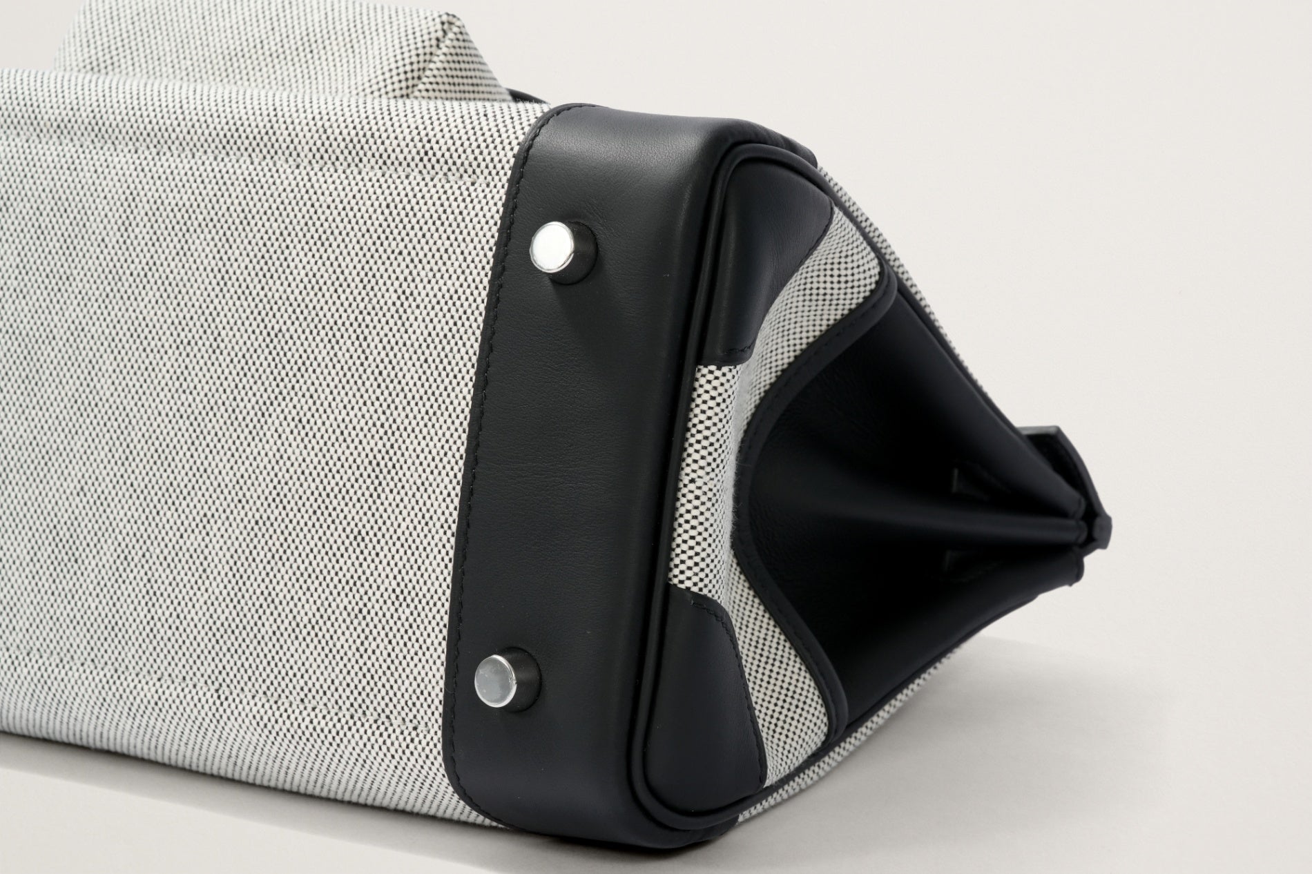 HERMES バーキン25カーゴ 黒/エクリュ