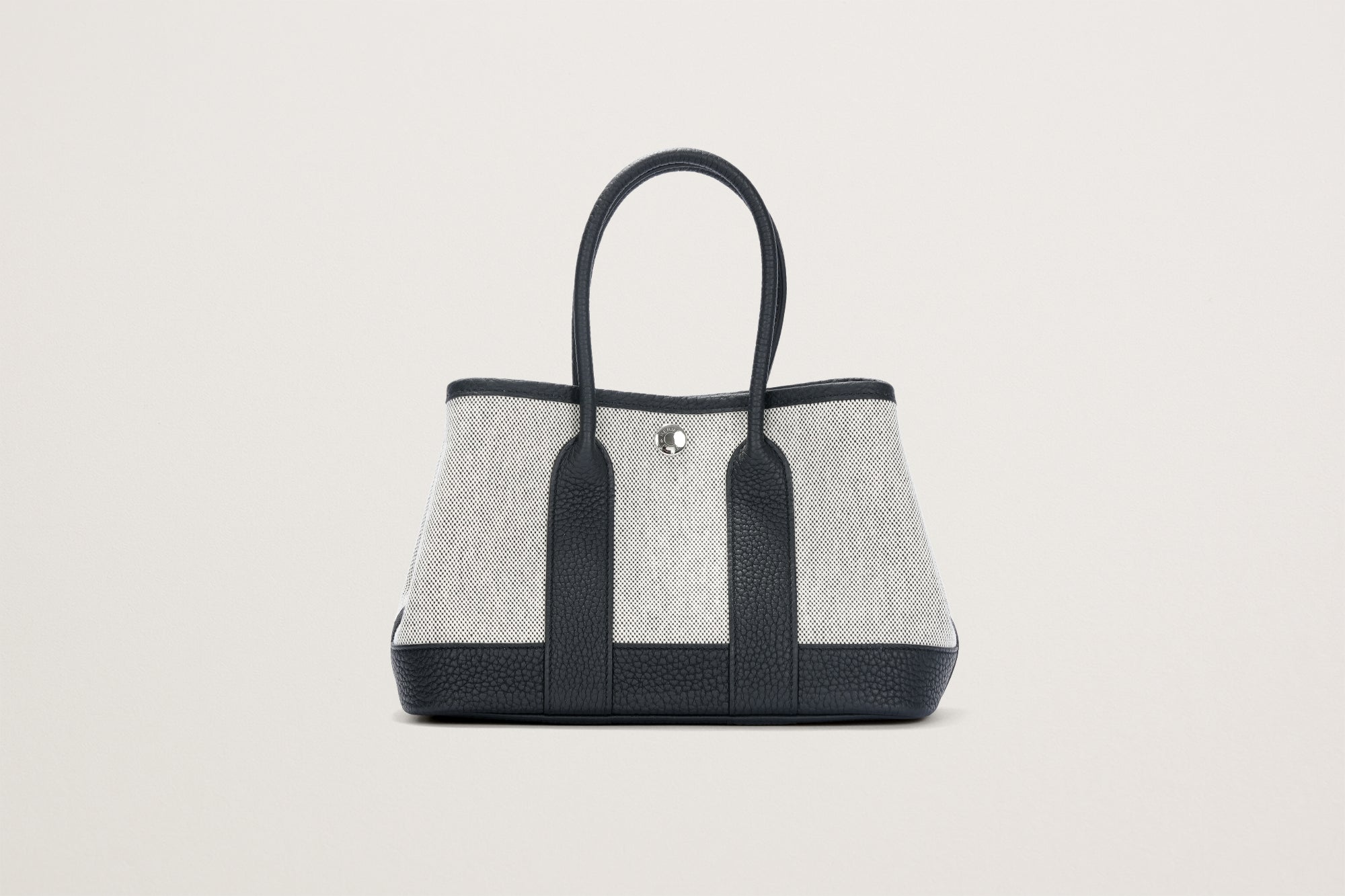 HERMES ネオ・ガーデン23 黒/エクリュ