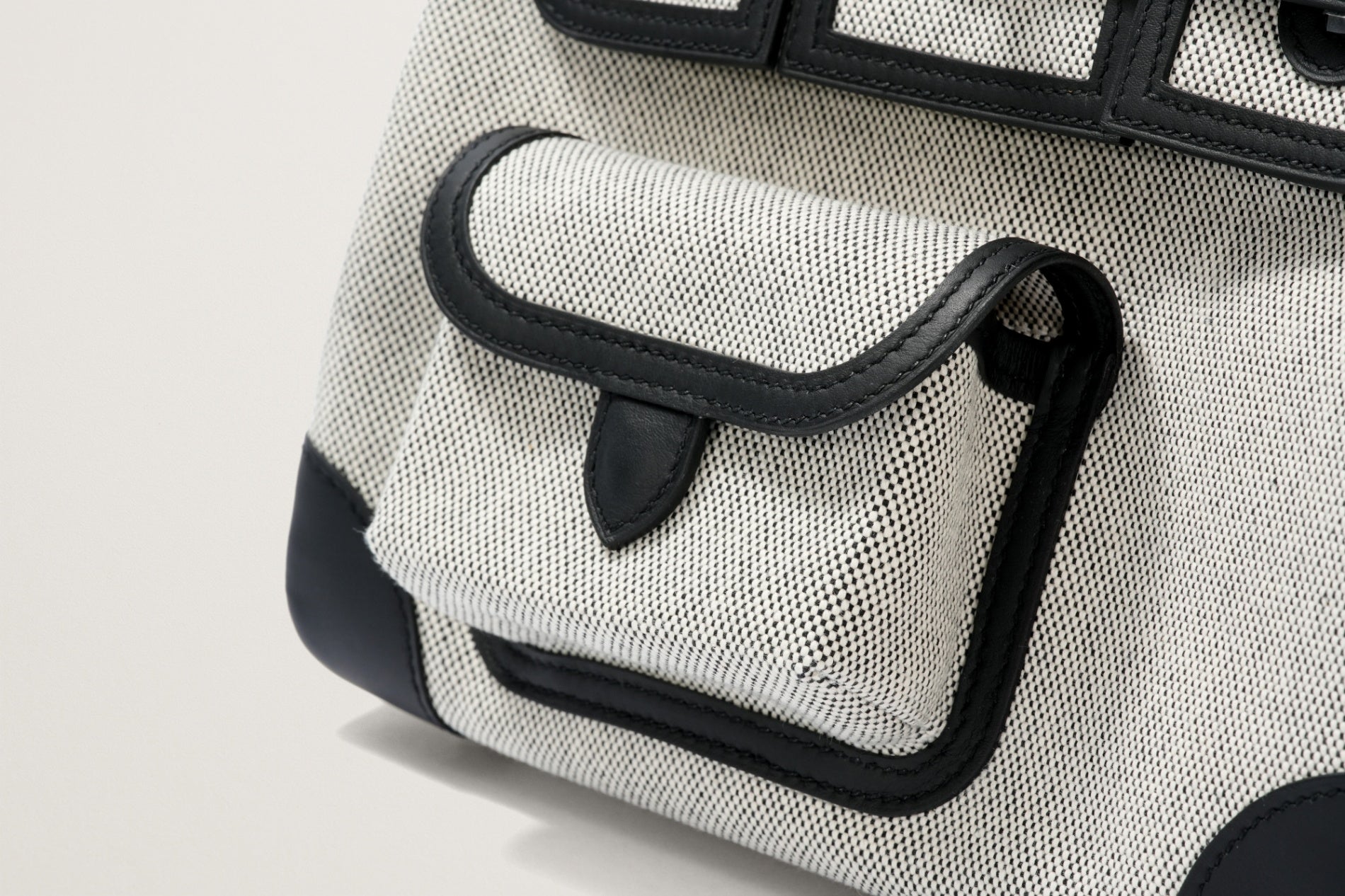 HERMES バーキン25カーゴ 黒/エクリュ