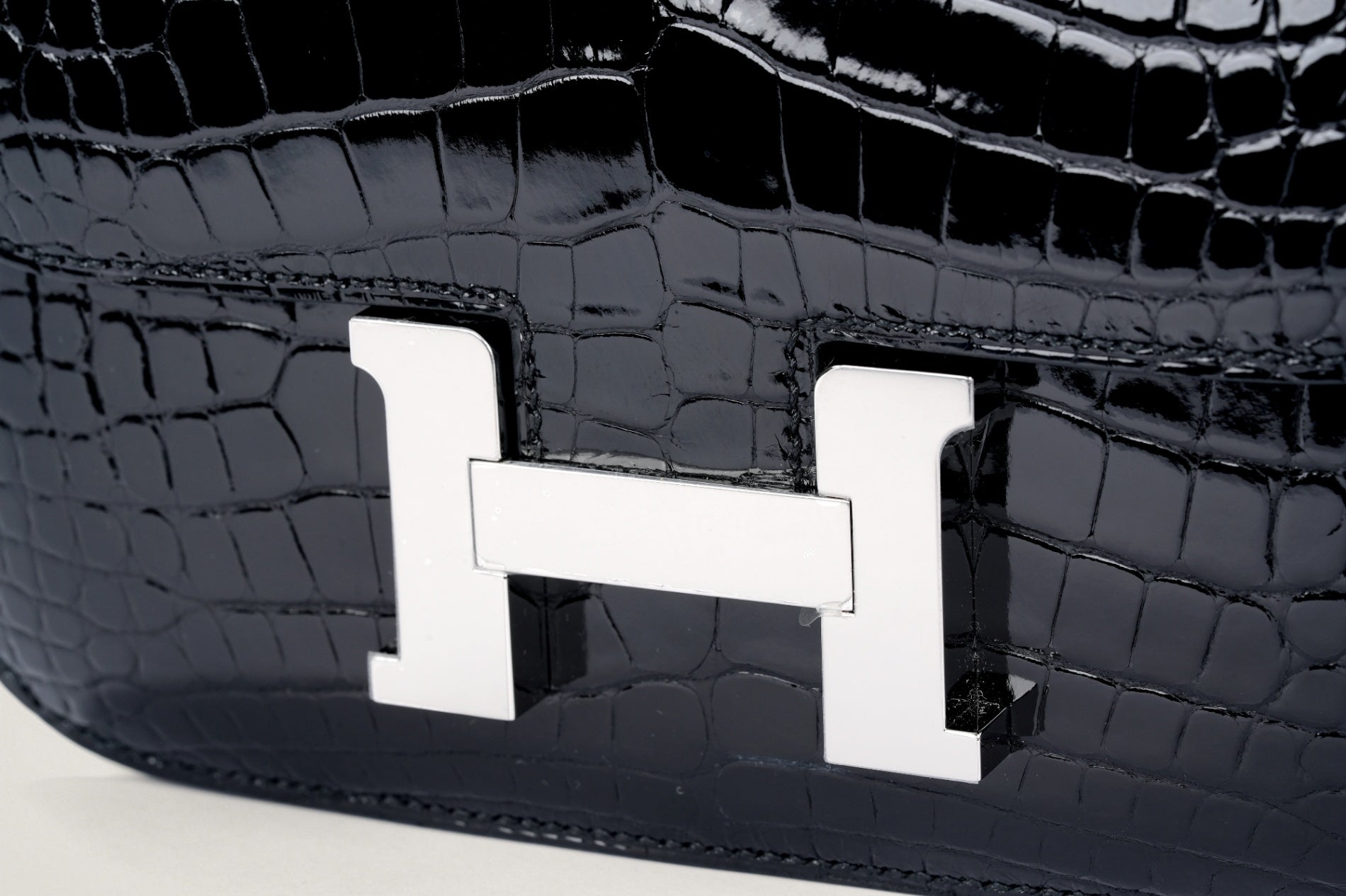 HERMES コンスタンスミニ クロコダイル 黒