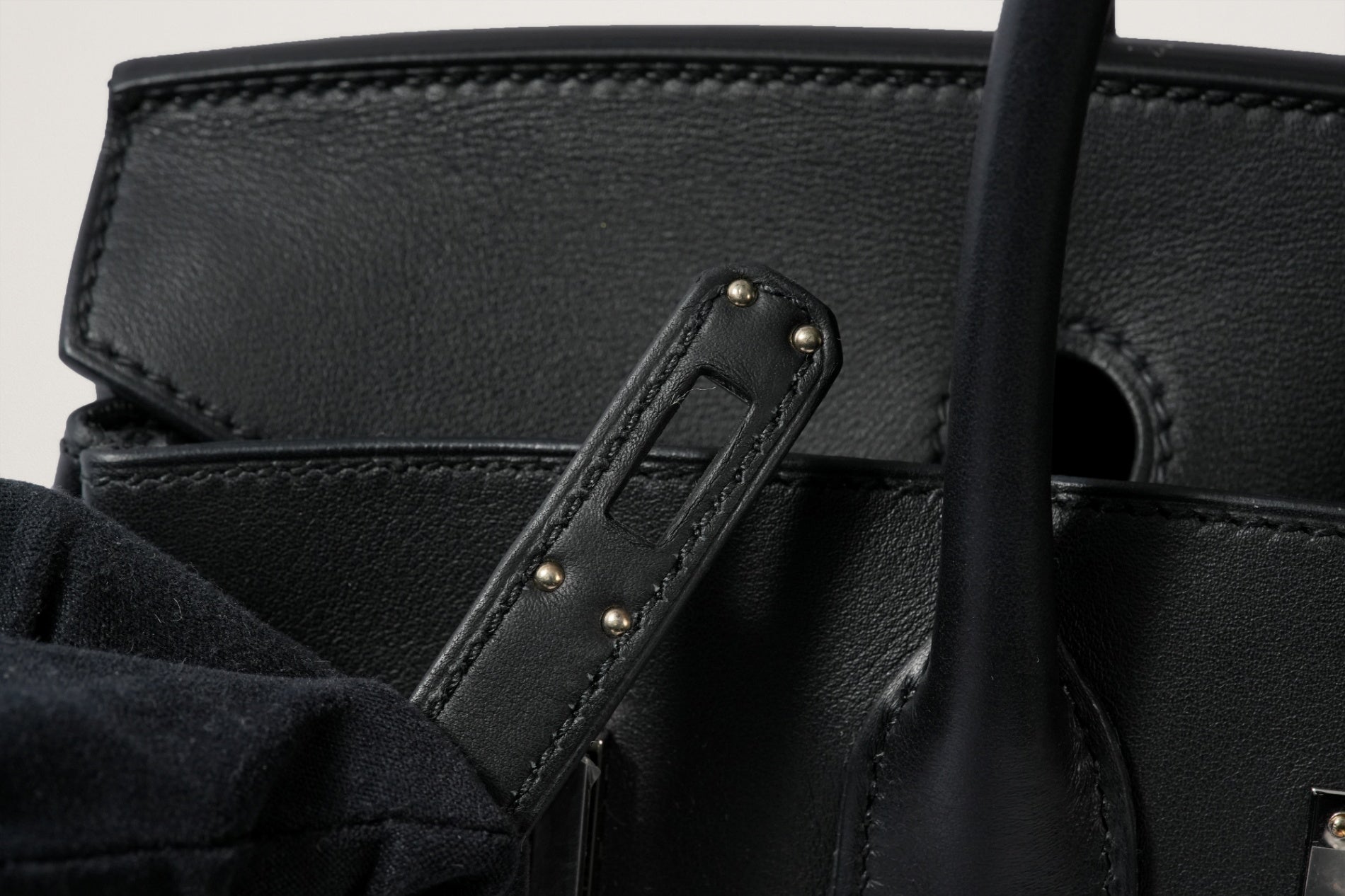 HERMES バーキン25 黒/エクリュ