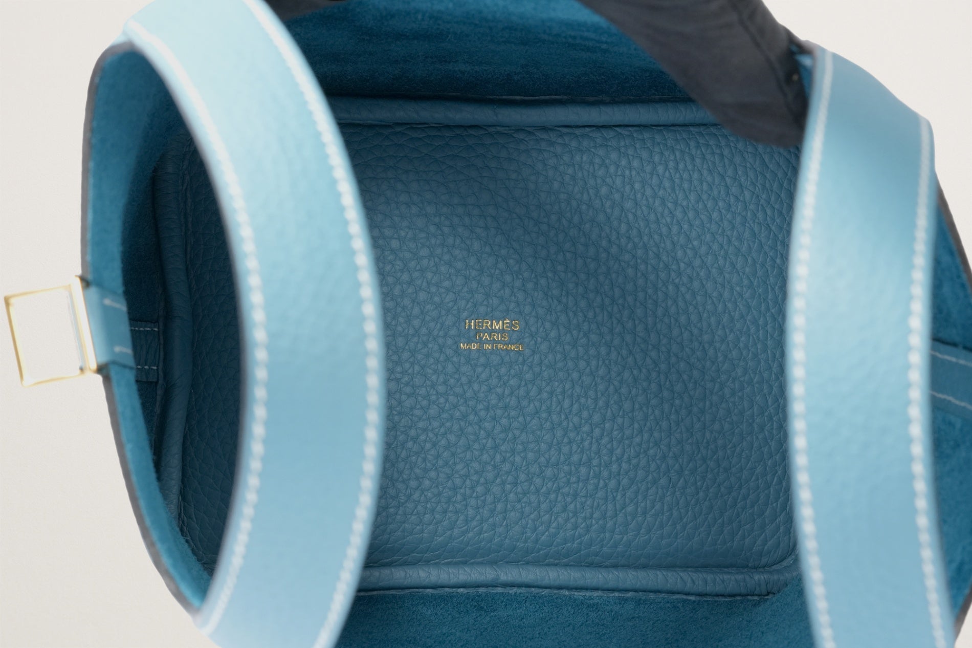 HERMES ピコタンロック18 ニューブルージーン