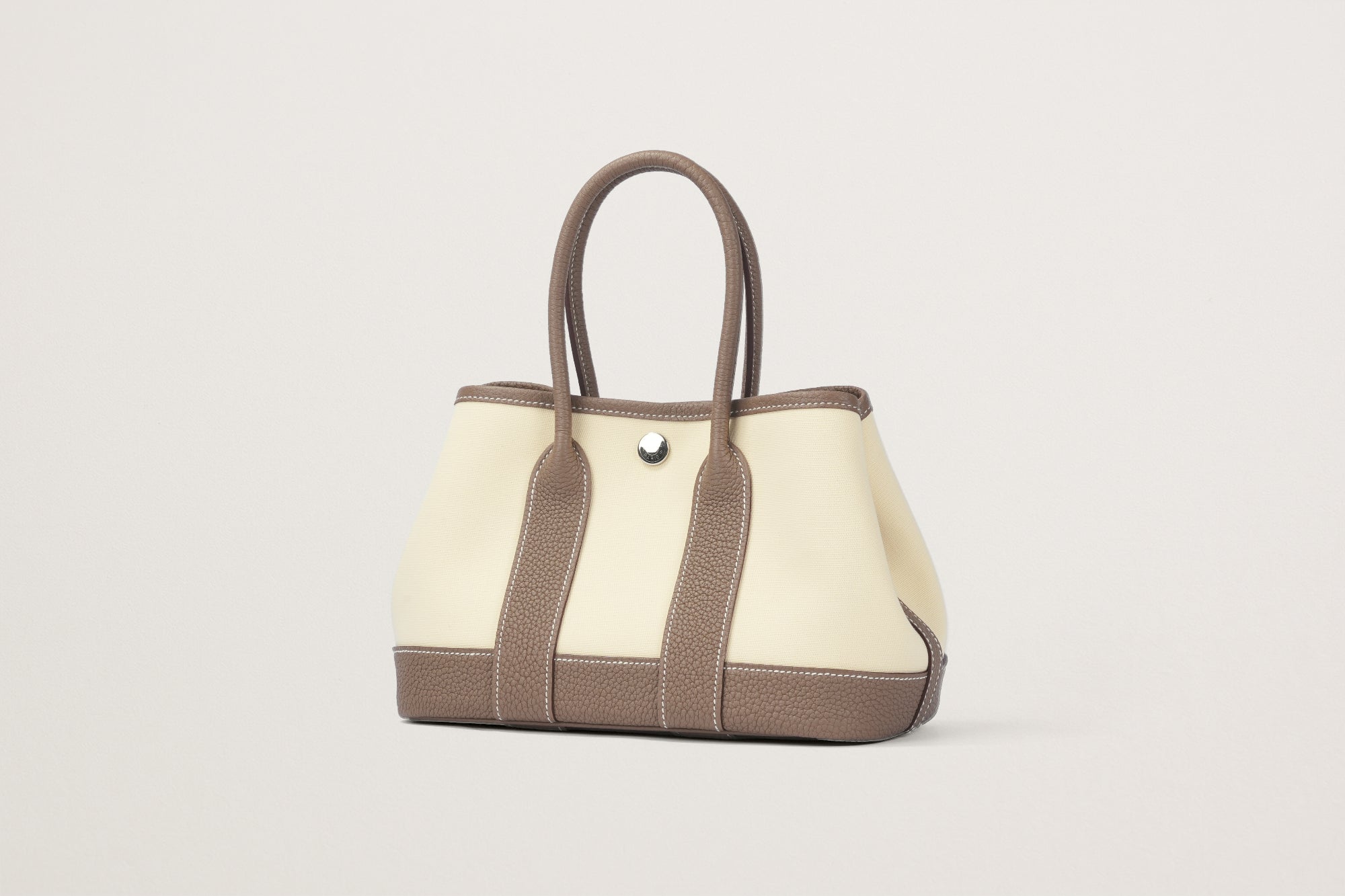 HERMES ネオ・ガーデン23 エトゥープ/バニラ