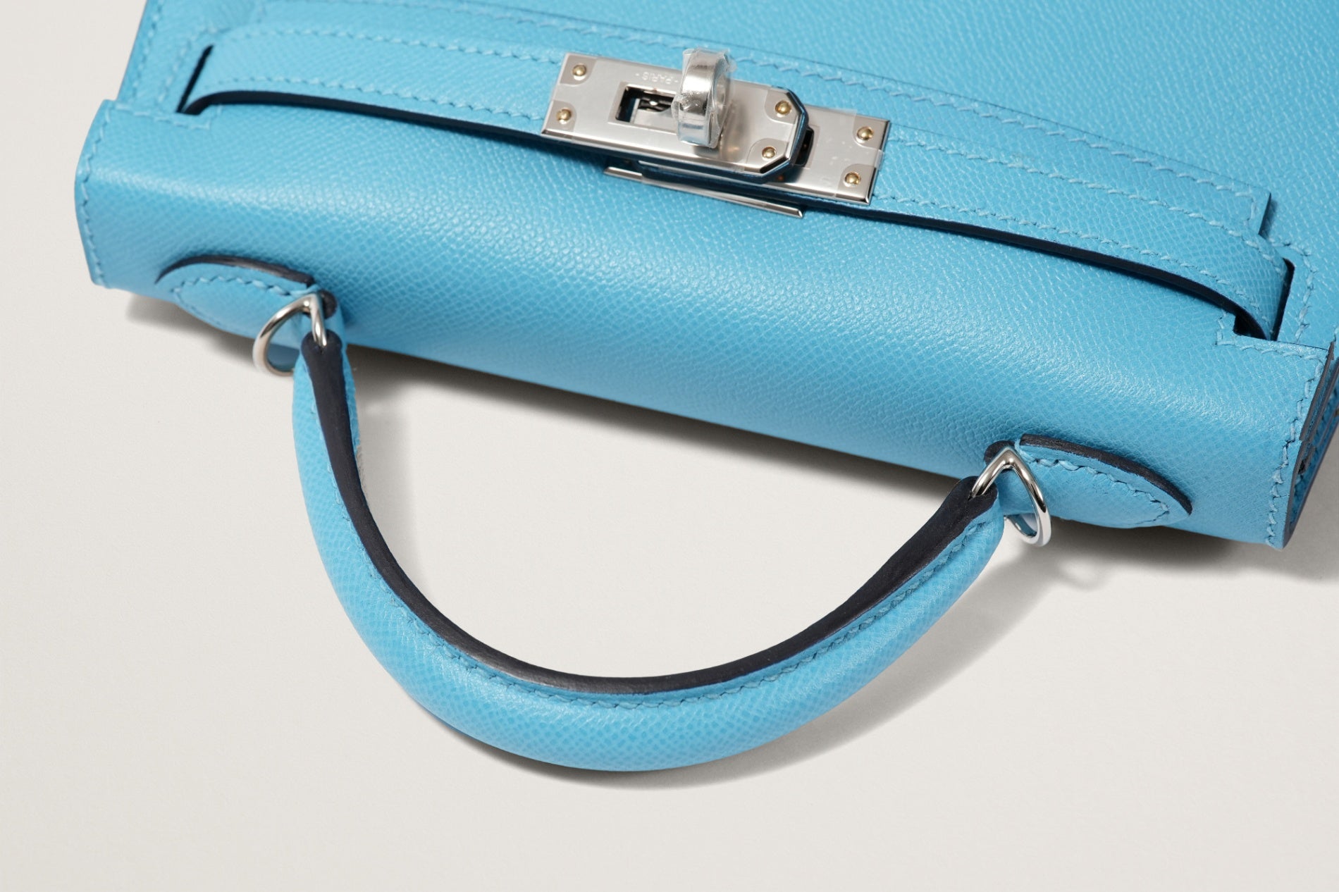 HERMES ミニケリー2 ブルーノール