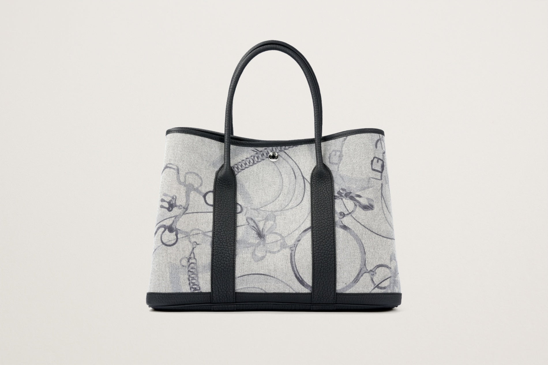 HERMES 衣装袋 HERMES ガーデンパーティ36 黒/エクリュ/アルドワーズ – GINZA SATAKE